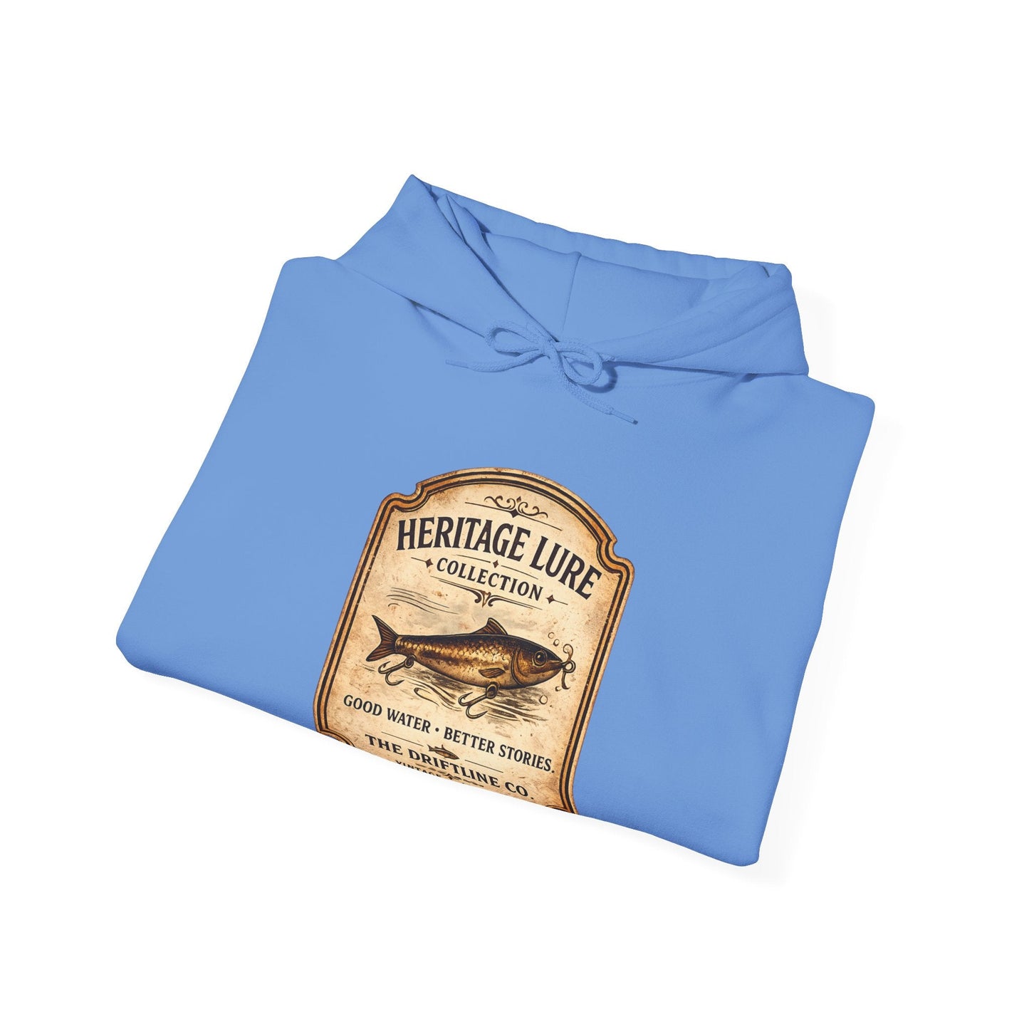 Heritage Lure Collection Fishing Hoodie | Vintage Angler Hoodie | The Driftline Company - SJM Print Store