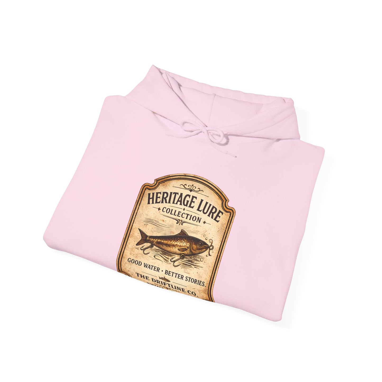 Heritage Lure Collection Fishing Hoodie | Vintage Angler Hoodie | The Driftline Company - SJM Print Store