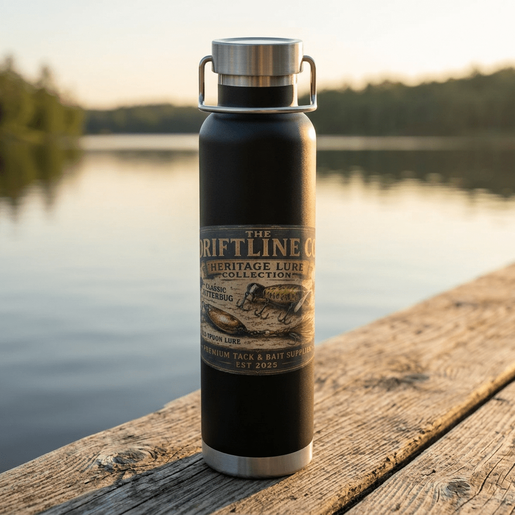 Heritage Lure Collection Insulated Water Bottle | The Driftline Company - SJM Print Store