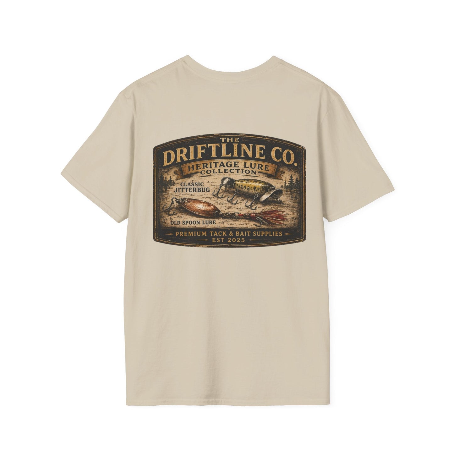 Heritage Lure Collection Vintage Fishing T-Shirt | The Driftline Company - SJM Print Store