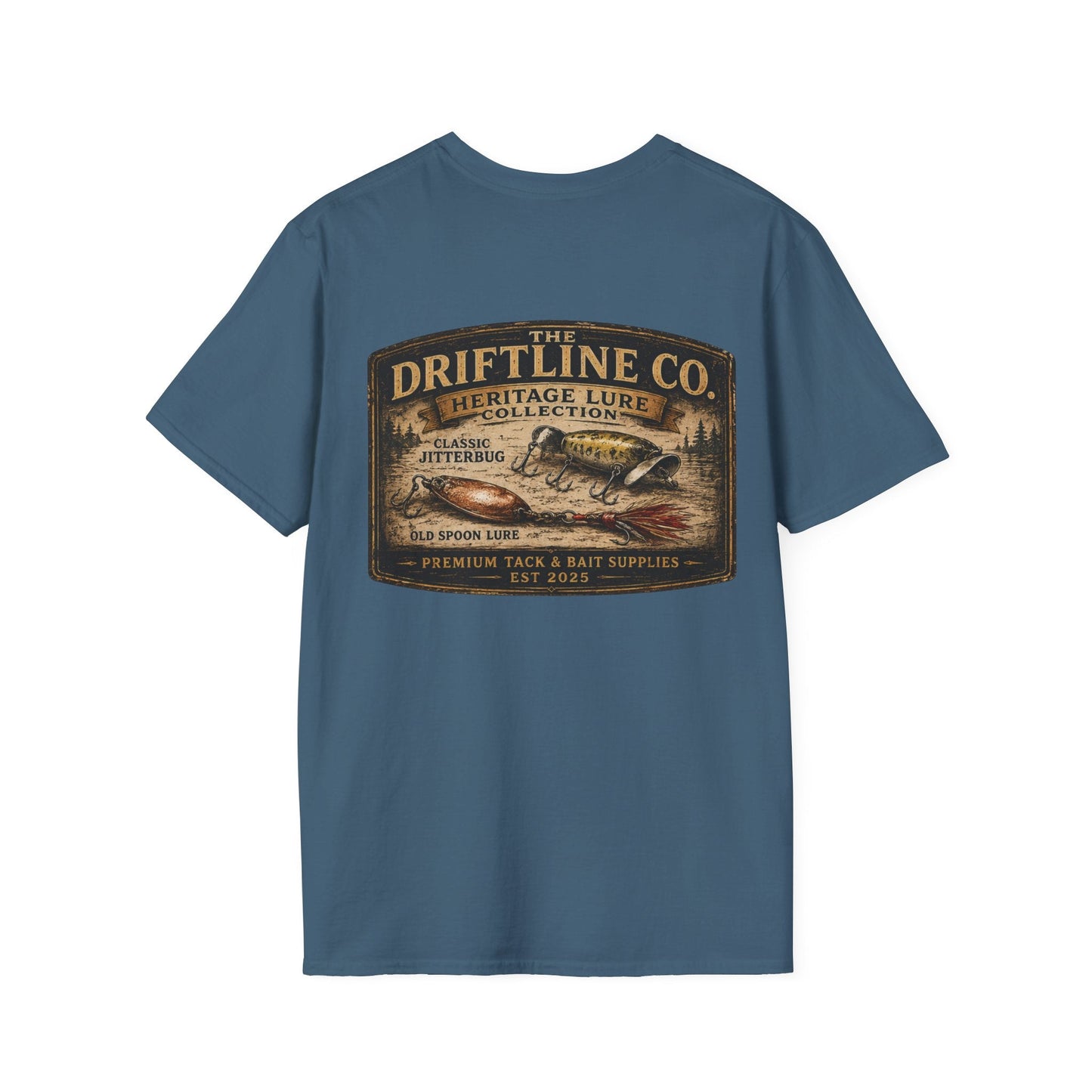 Heritage Lure Collection Vintage Fishing T-Shirt | The Driftline Company - SJM Print Store