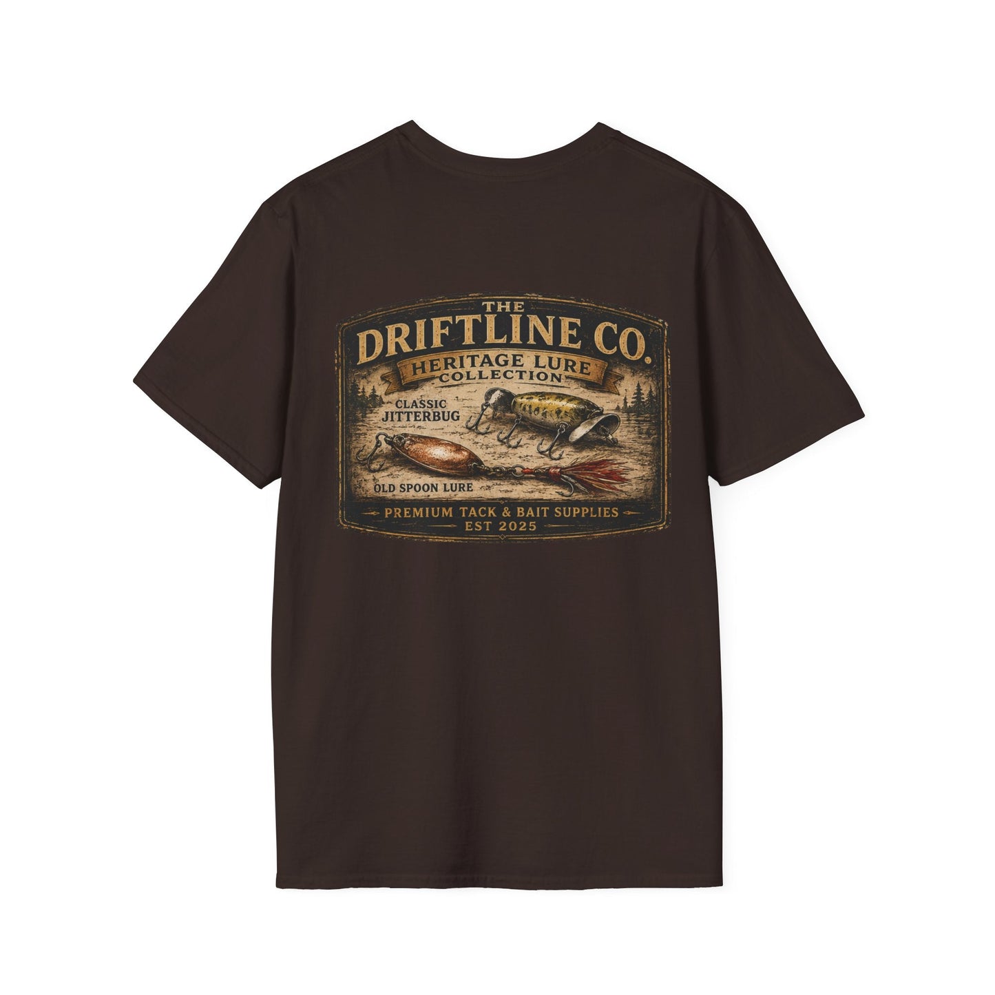 Heritage Lure Collection Vintage Fishing T-Shirt | The Driftline Company - SJM Print Store