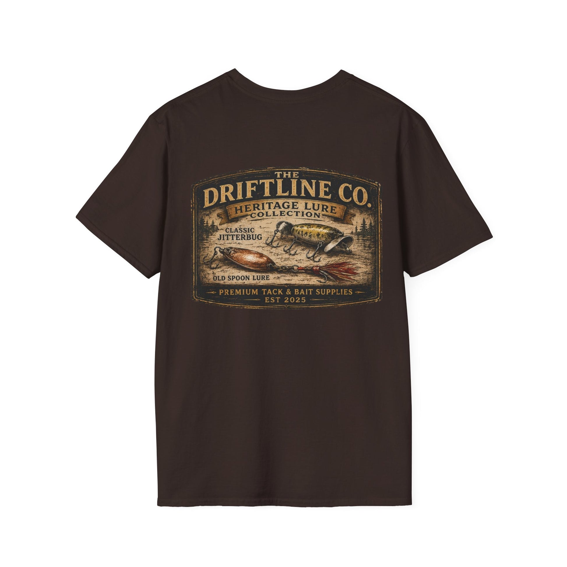 Heritage Lure Collection Vintage Fishing T-Shirt | The Driftline Company - SJM Print Store