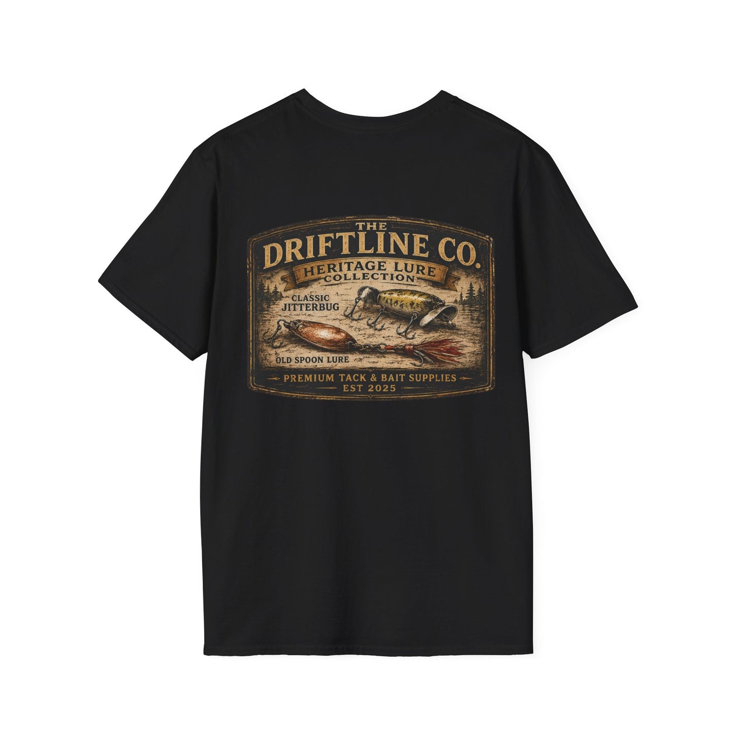 Heritage Lure Collection Vintage Fishing T-Shirt | The Driftline Company - SJM Print Store