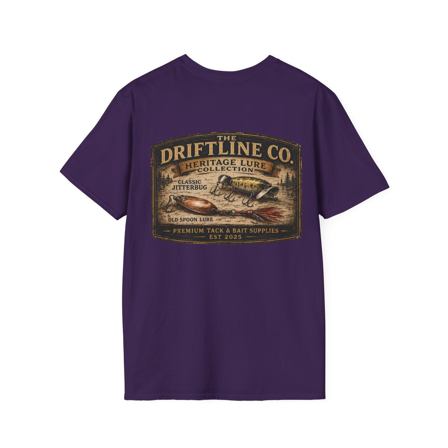 Heritage Lure Collection Vintage Fishing T-Shirt | The Driftline Company - SJM Print Store