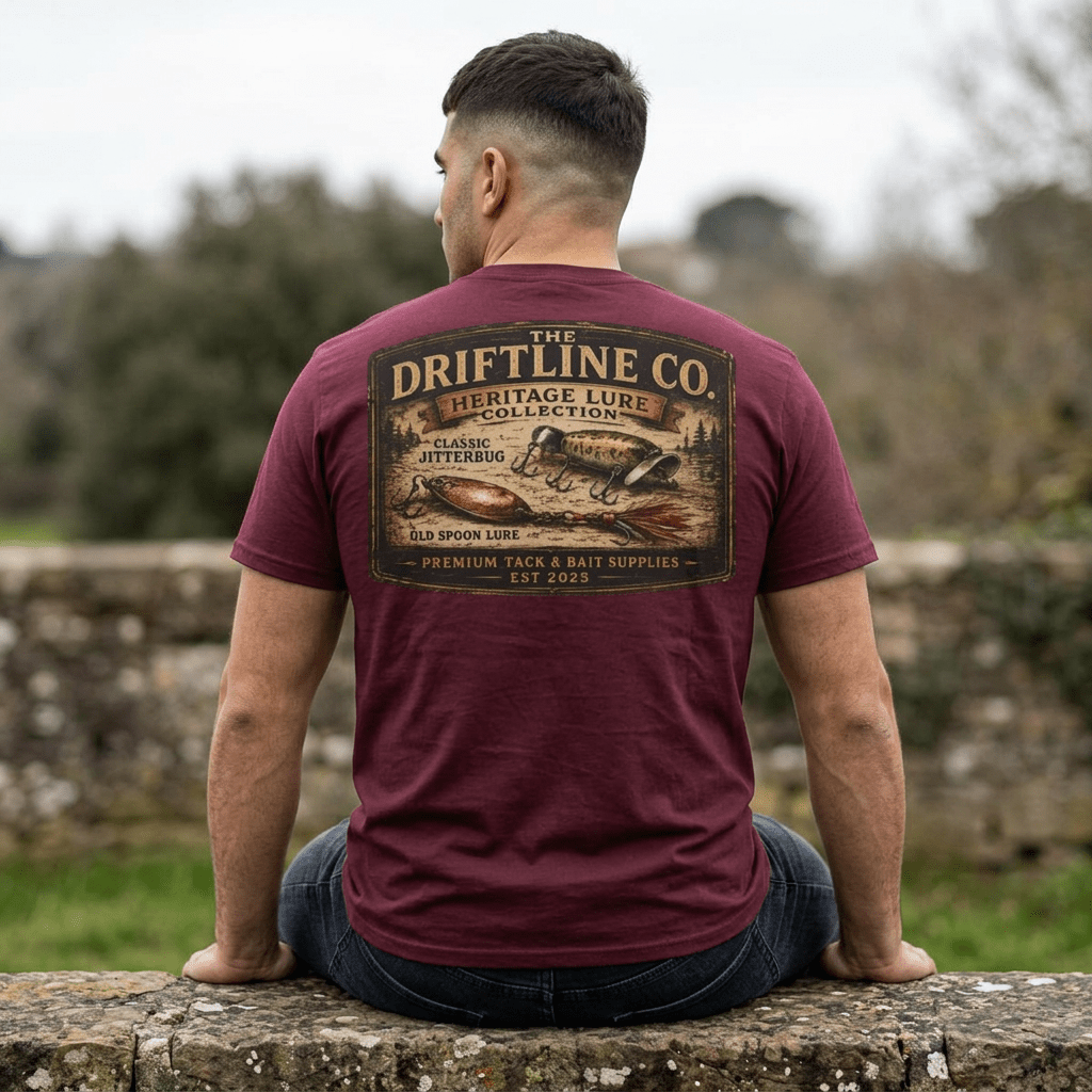 Heritage Lure Collection Vintage Fishing T-Shirt | The Driftline Company - SJM Print Store