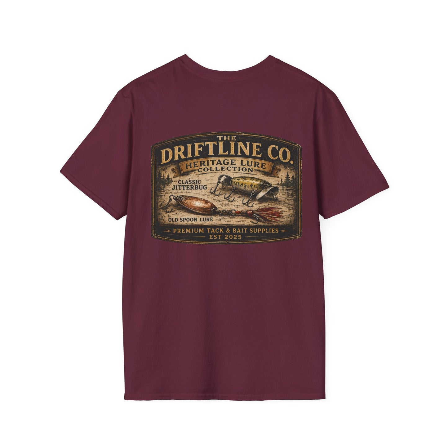 Heritage Lure Collection Vintage Fishing T-Shirt | The Driftline Company - SJM Print Store