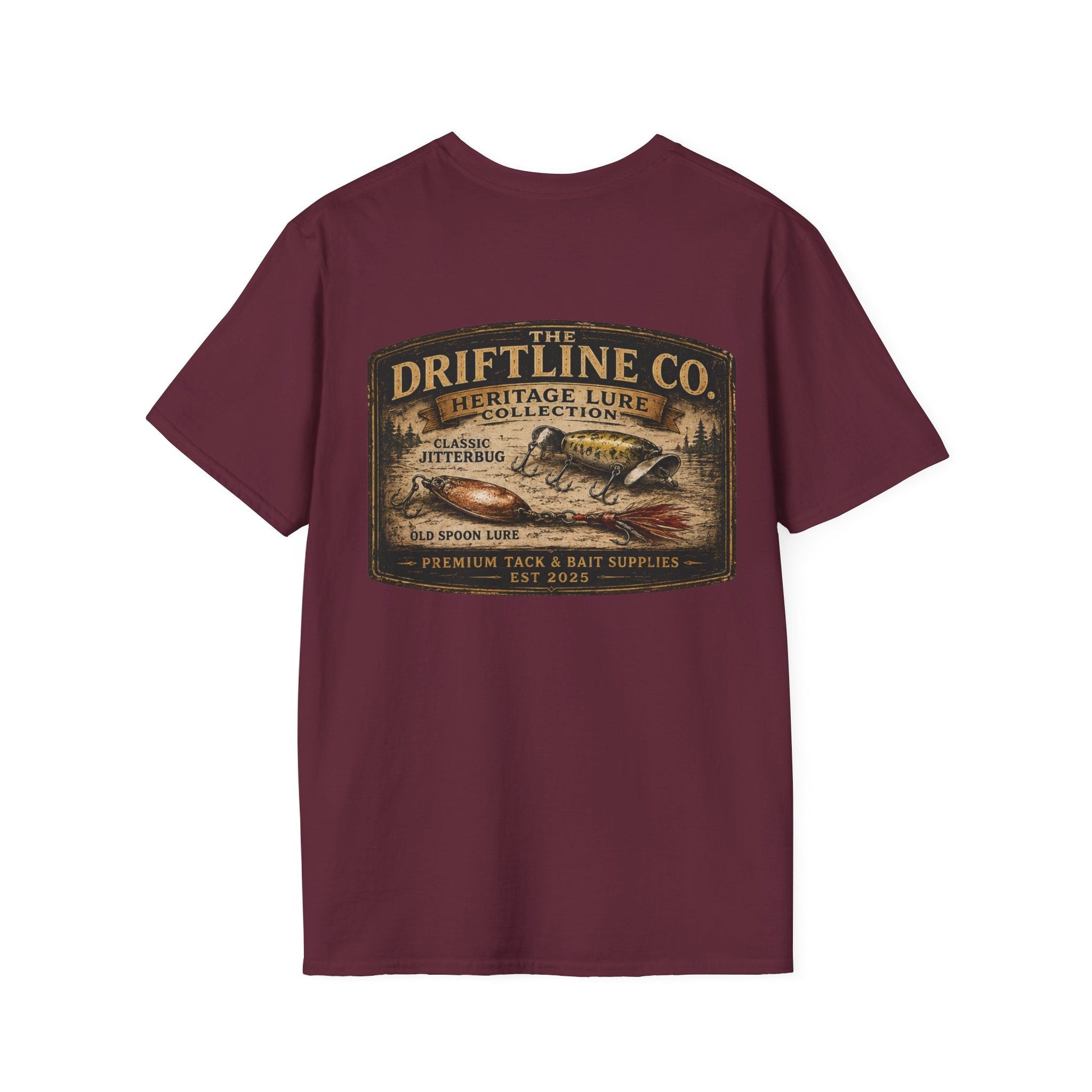 Heritage Lure Collection Vintage Fishing T-Shirt | The Driftline Company - SJM Print Store