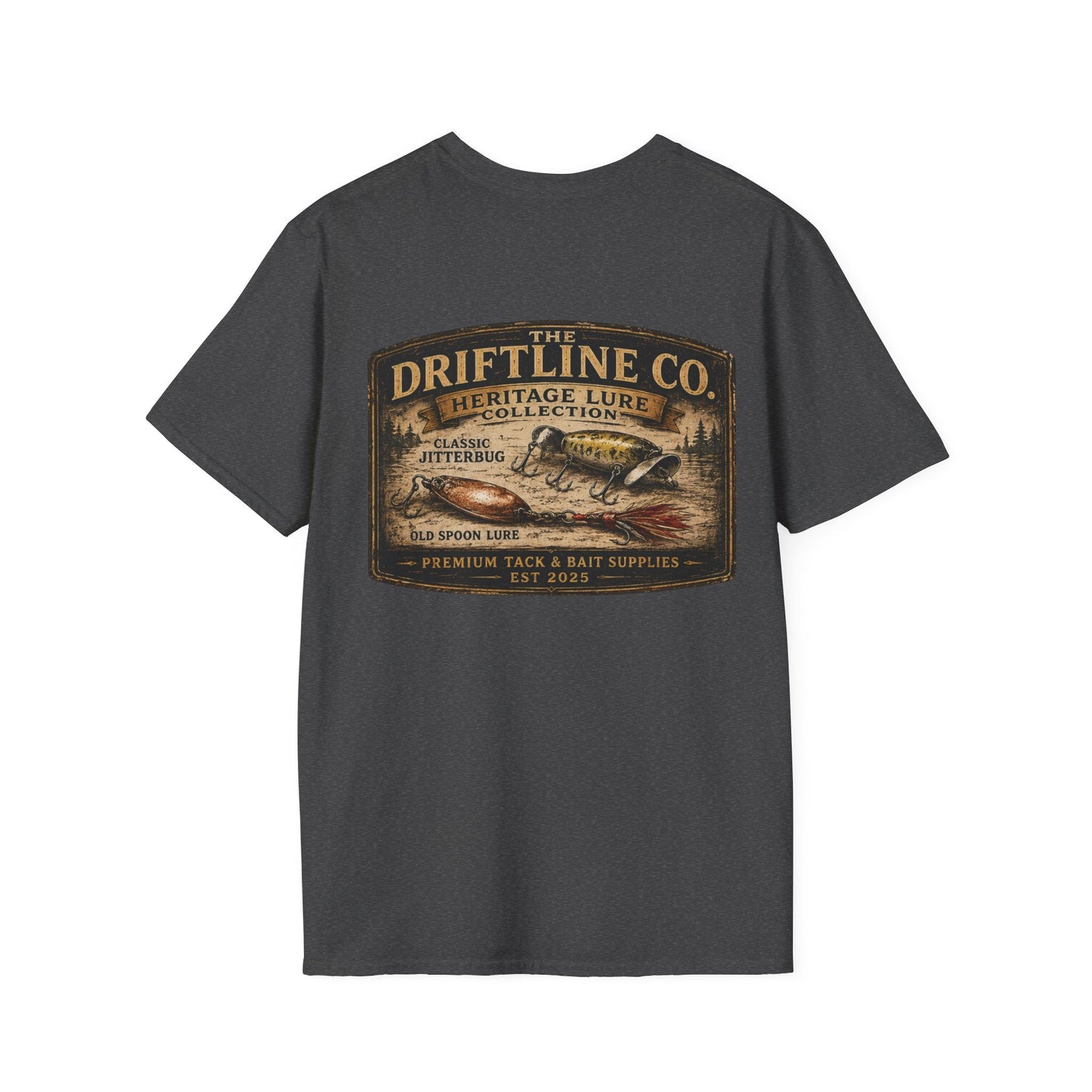 Heritage Lure Collection Vintage Fishing T-Shirt | The Driftline Company - SJM Print Store