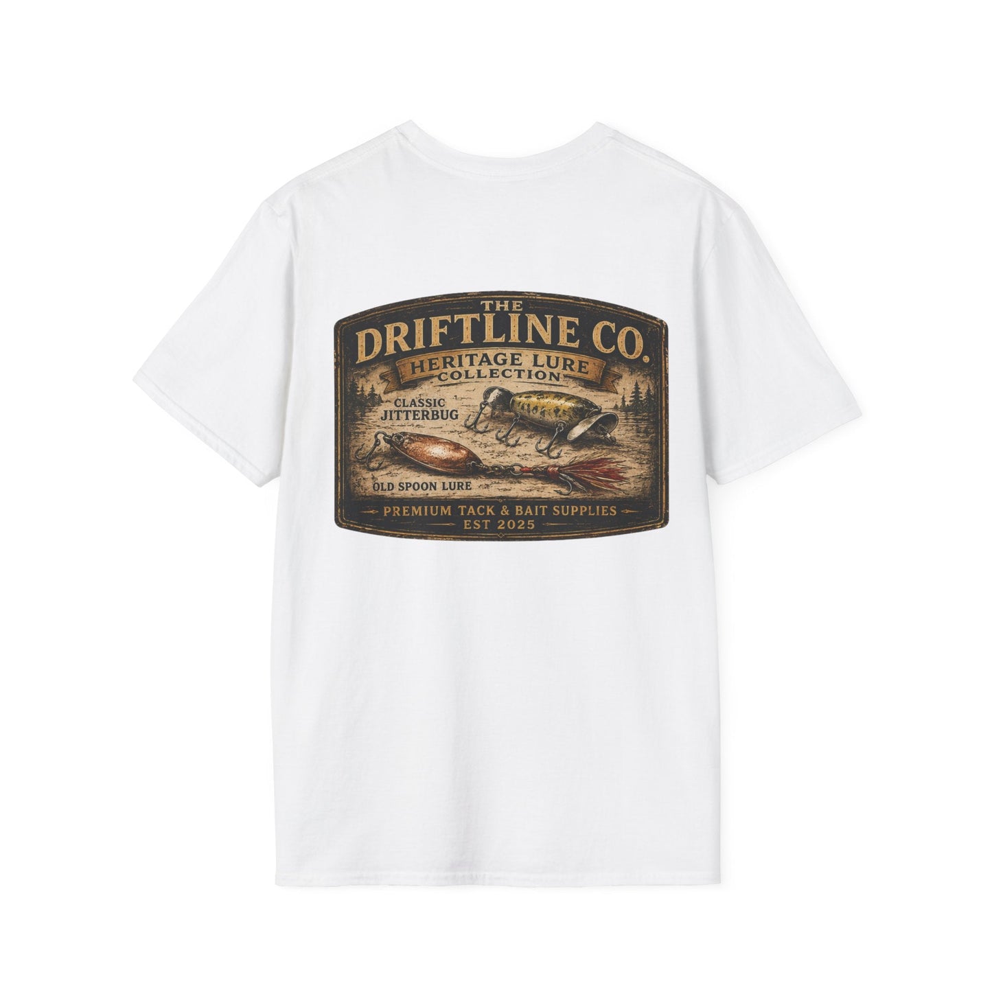 Heritage Lure Collection Vintage Fishing T-Shirt | The Driftline Company - SJM Print Store
