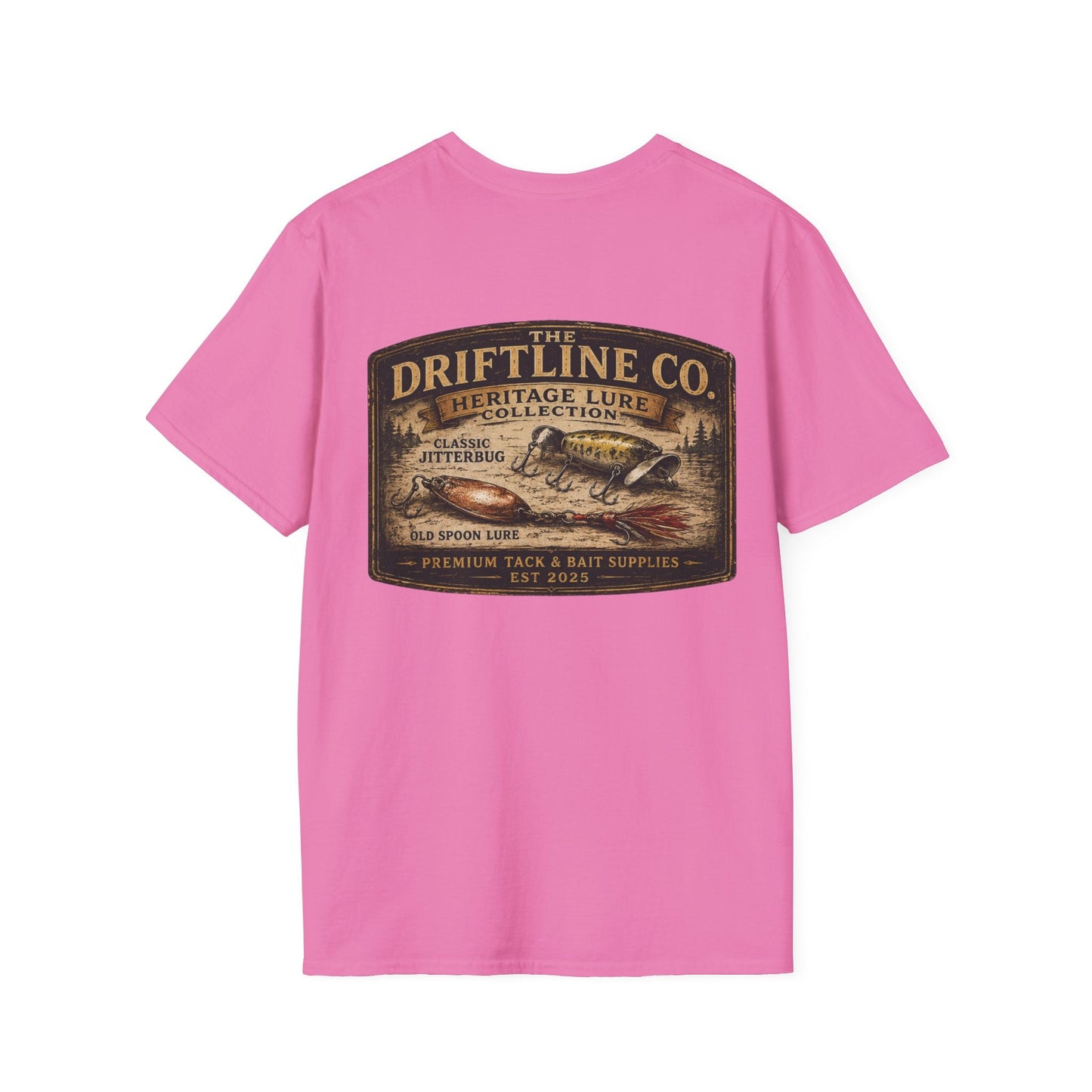 Heritage Lure Collection Vintage Fishing T-Shirt | The Driftline Company - SJM Print Store