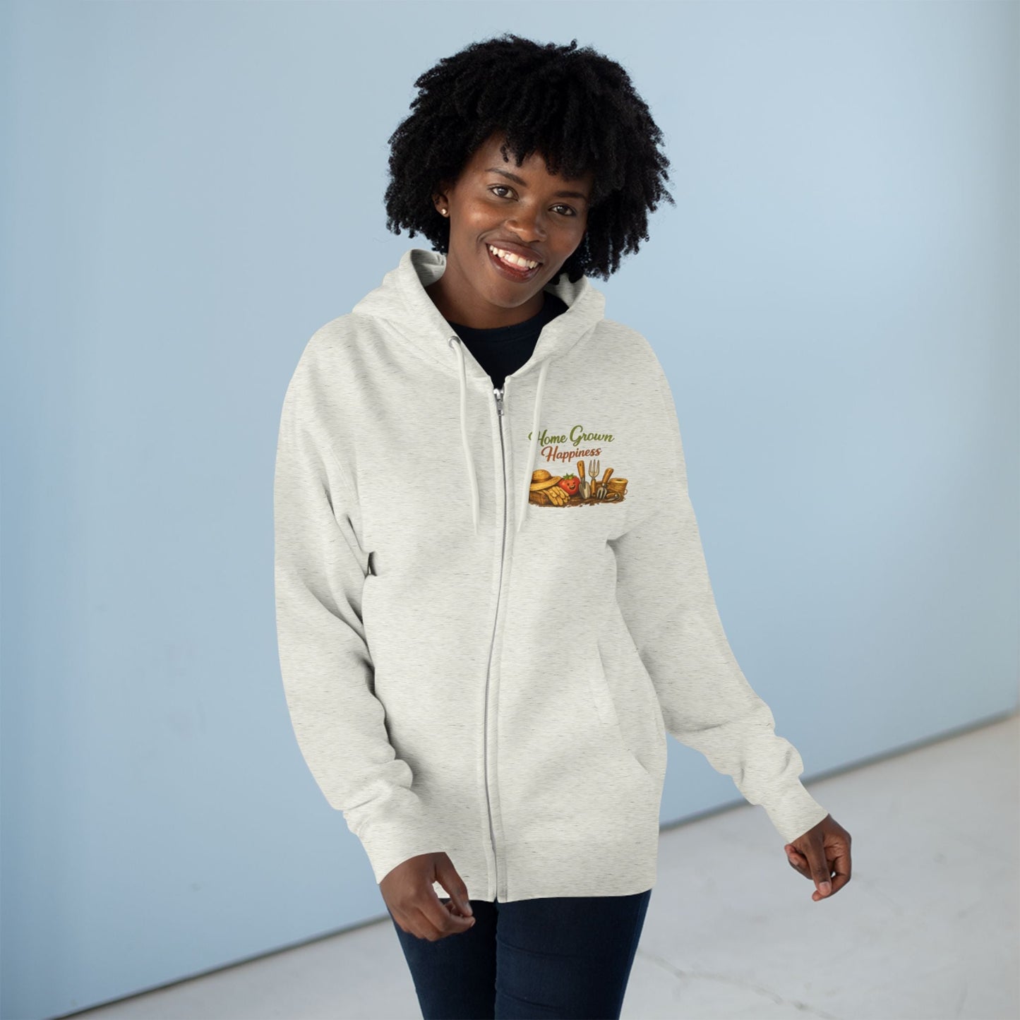 Home Grown Happiness Full Zip Hoodie - SJM Print Store