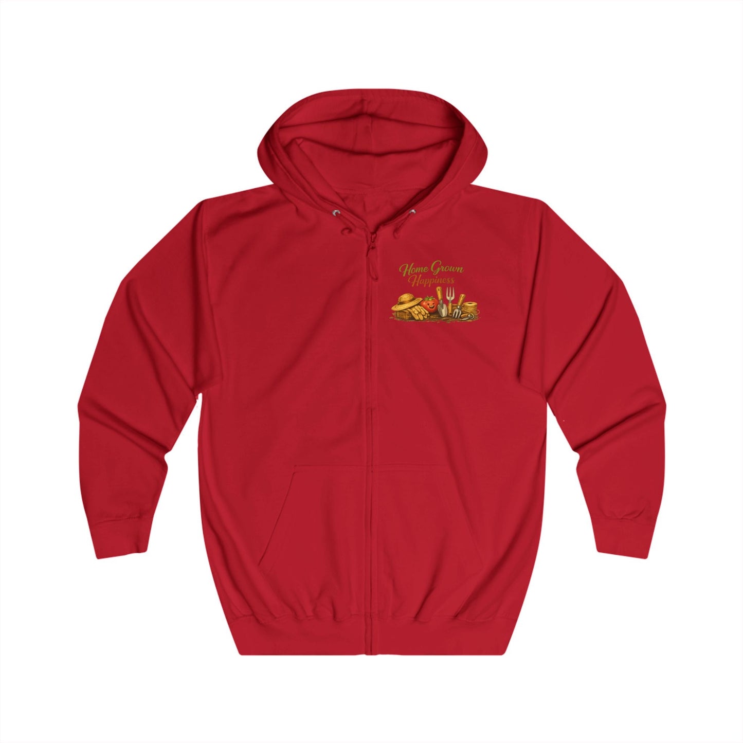 Home Grown Happiness Zip Hoodie - SJM Print Store