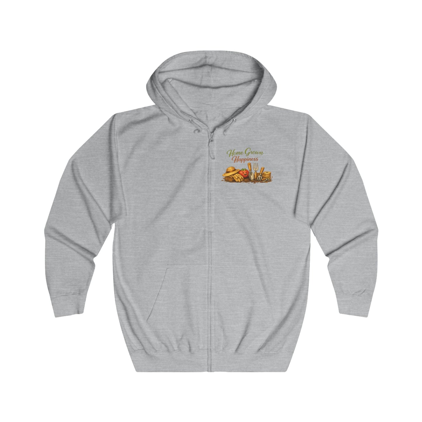 Home Grown Happiness Zip Hoodie - SJM Print Store
