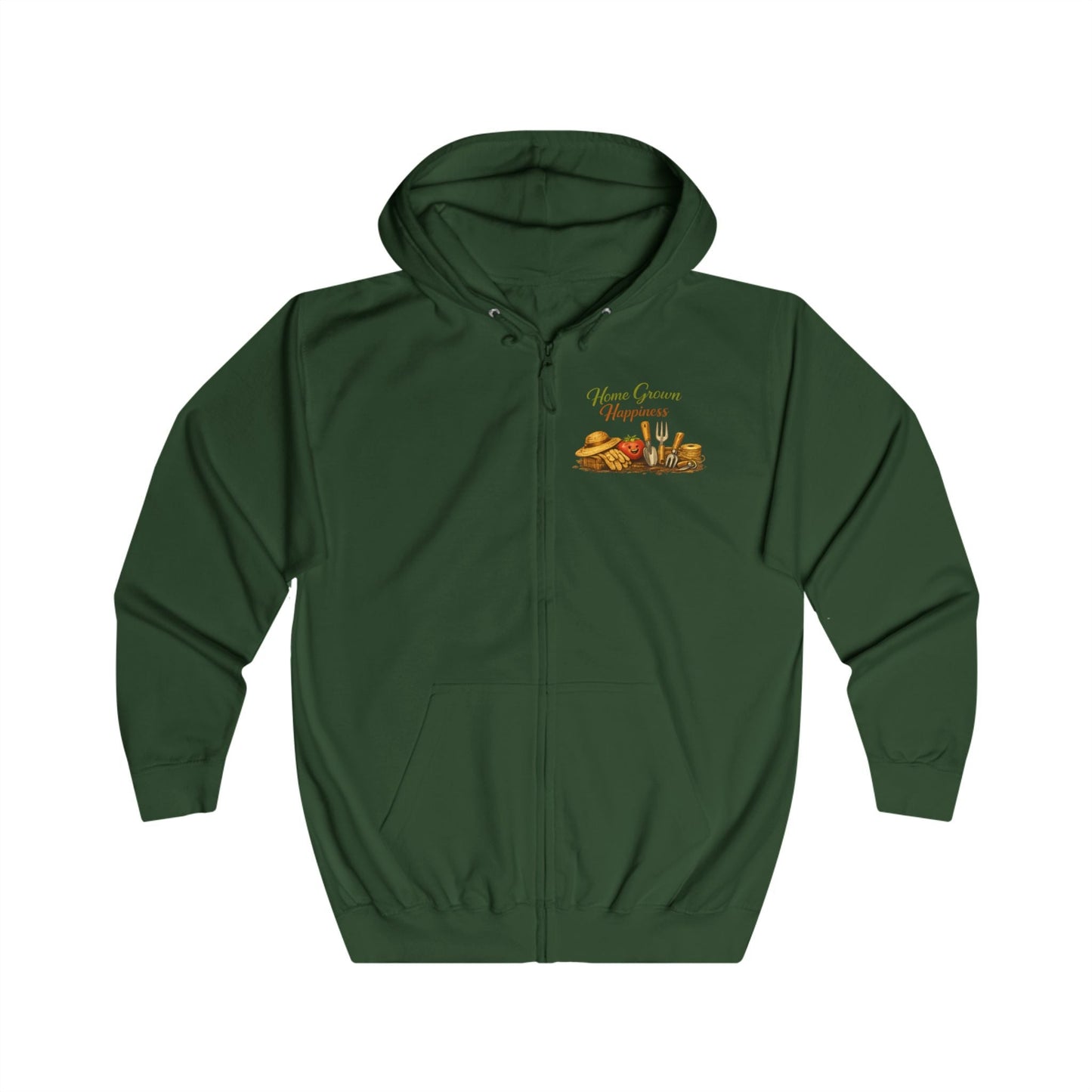 Home Grown Happiness Zip Hoodie - SJM Print Store