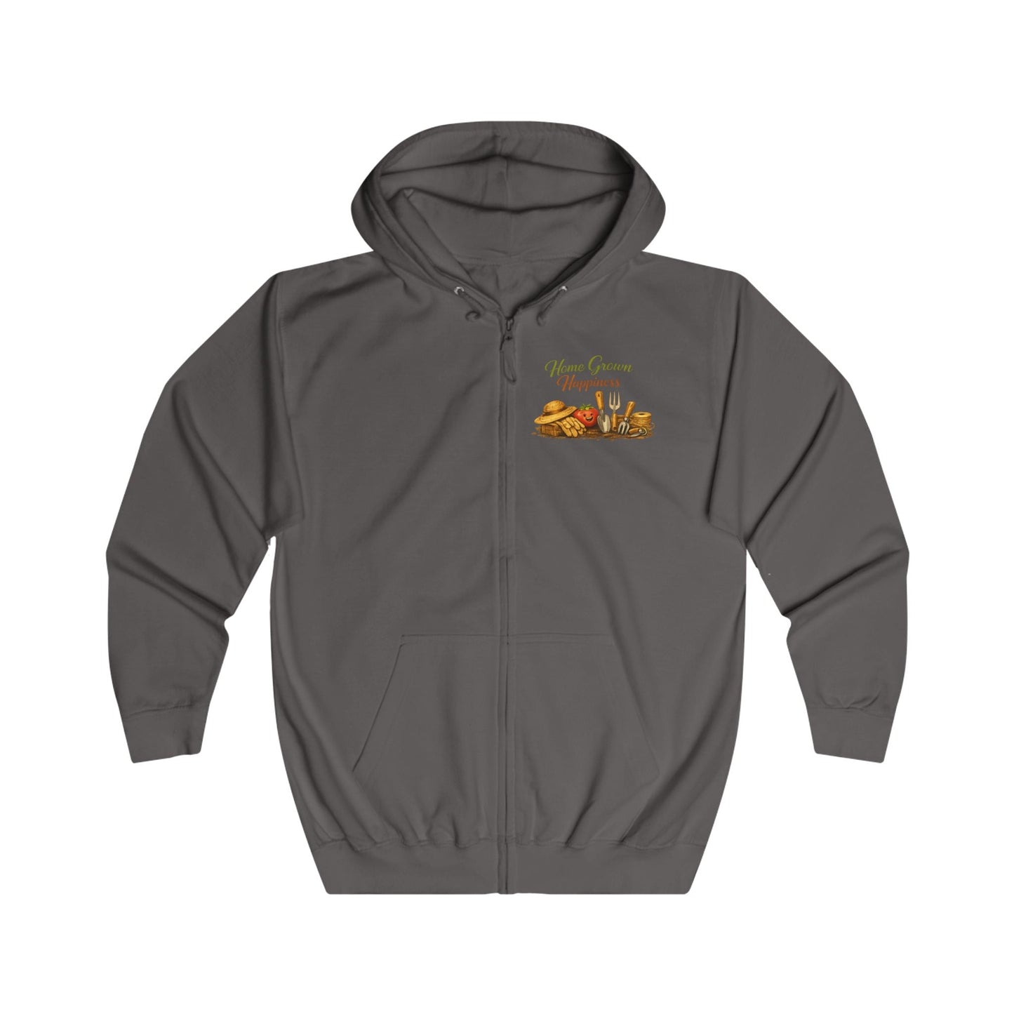 Home Grown Happiness Zip Hoodie - SJM Print Store