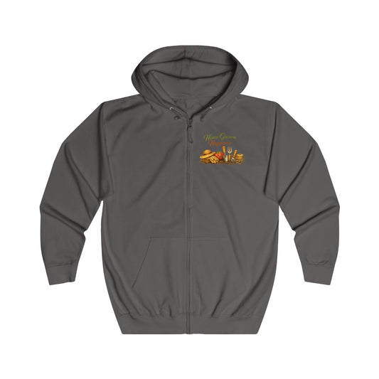 Home Grown Happiness Zip Hoodie - SJM Print Store