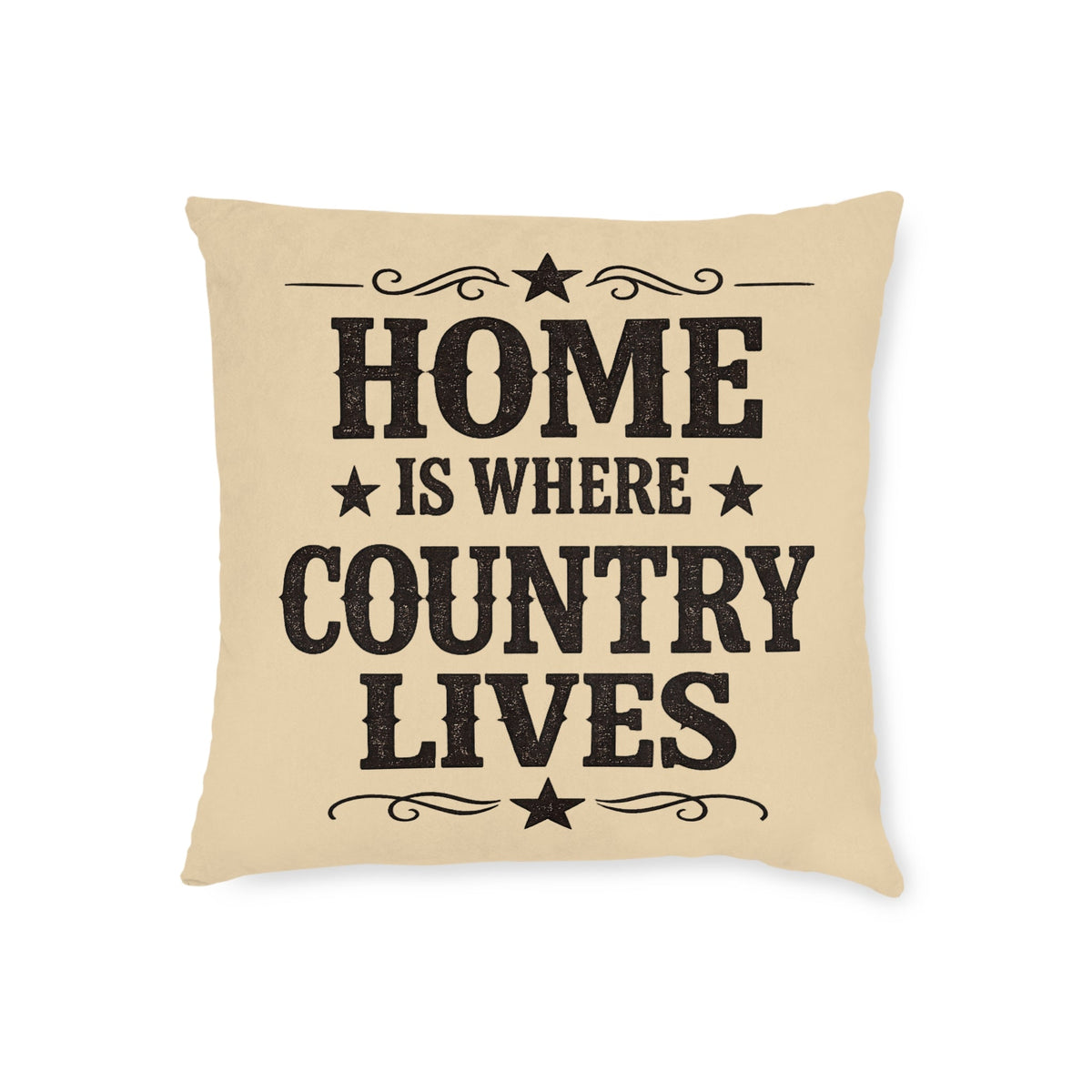 Home Is Where Country Lives Cushion – Country Home Decor - SJM Print Store
