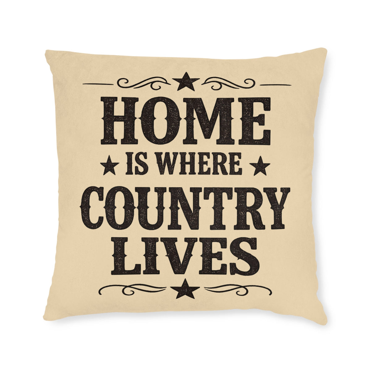 Home Is Where Country Lives Cushion – Country Home Decor - SJM Print Store