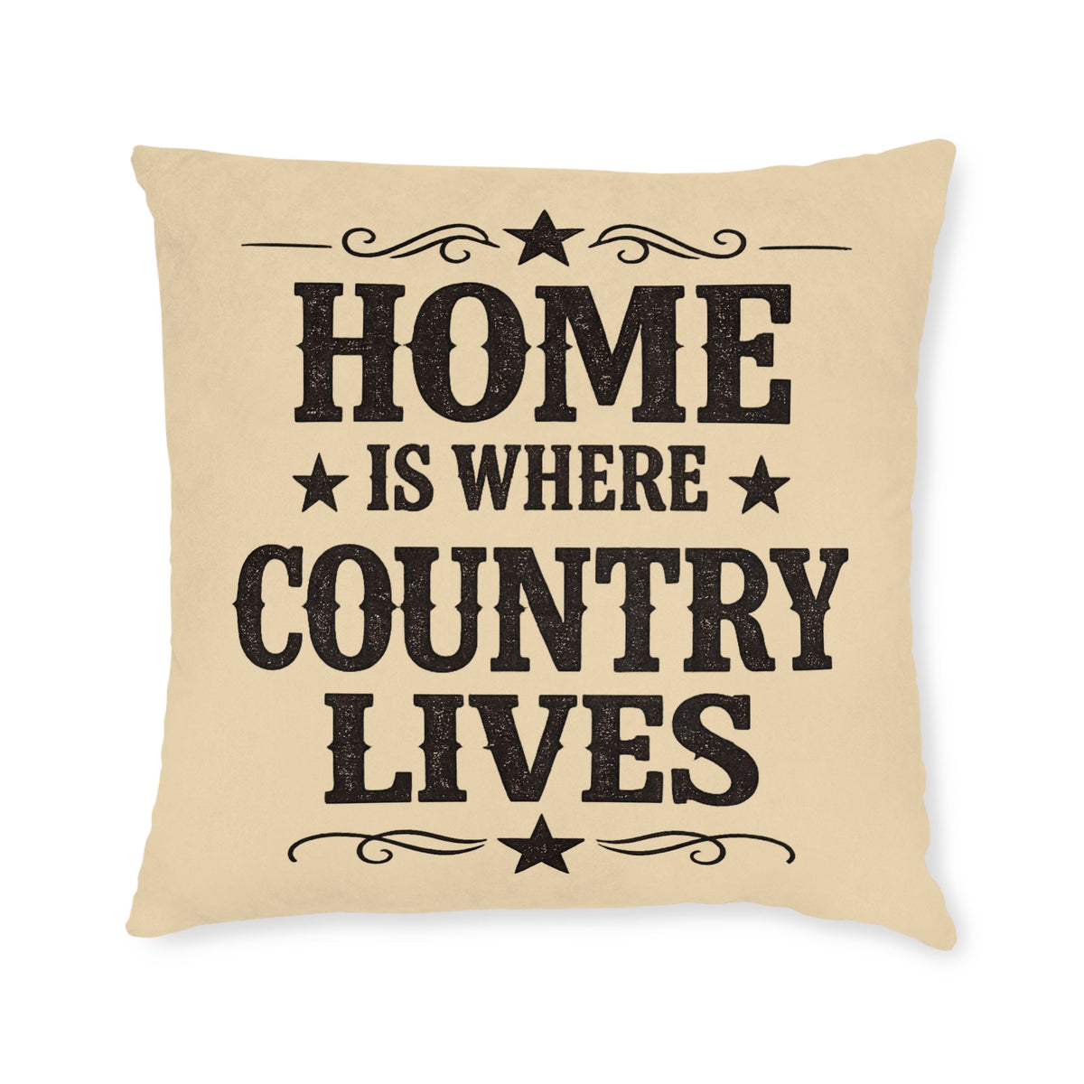 Home Is Where Country Lives Cushion – Country Home Decor - SJM Print Store