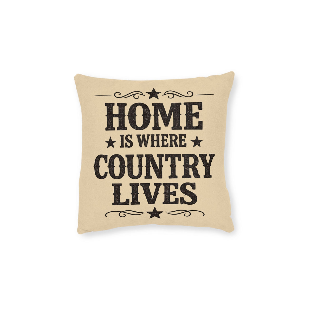 Home Is Where Country Lives Cushion – Country Home Decor - SJM Print Store