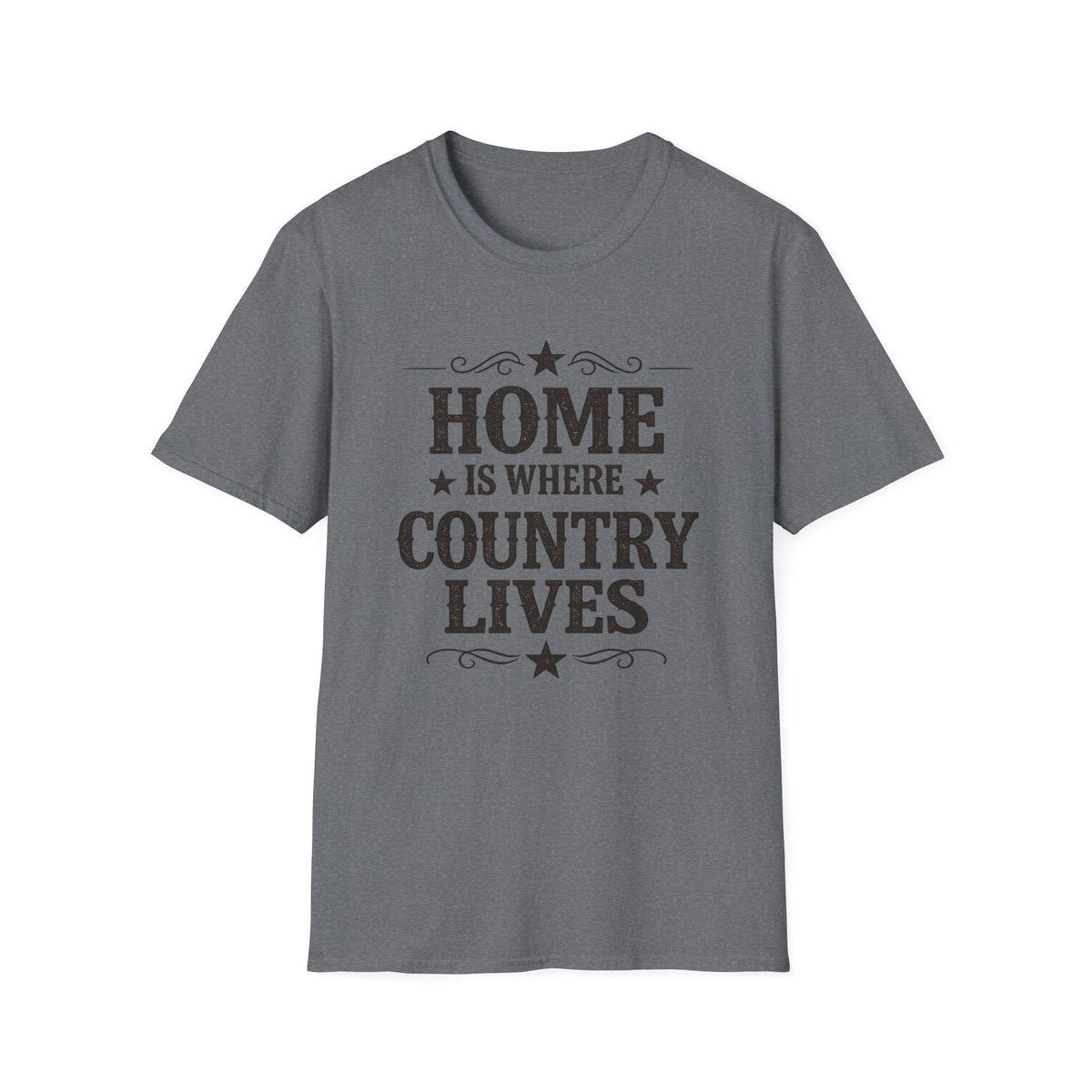 Home Is Where Country Lives T-Shirt – Country Style Tee - SJM Print Store