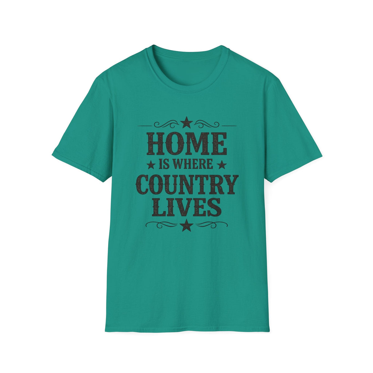 Home Is Where Country Lives T-Shirt – Country Style Tee - SJM Print Store
