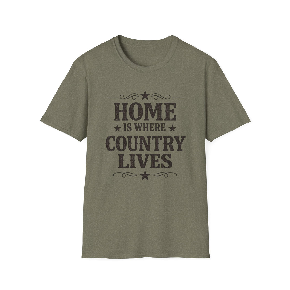 Home Is Where Country Lives T-Shirt – Country Style Tee - SJM Print Store