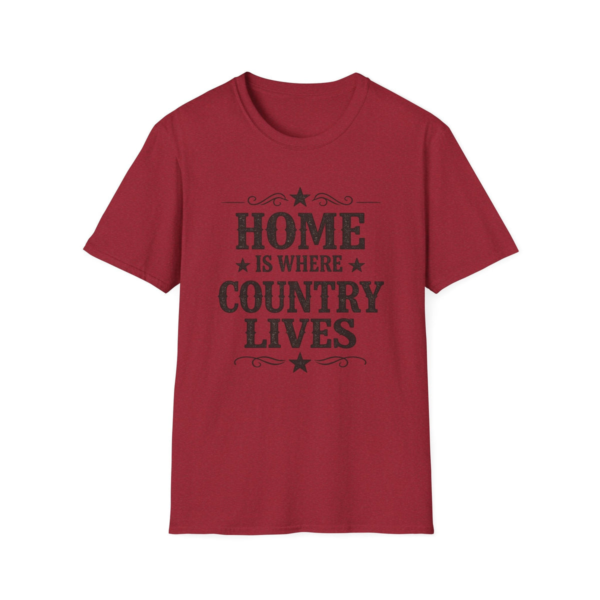 Home Is Where Country Lives T-Shirt – Country Style Tee - SJM Print Store