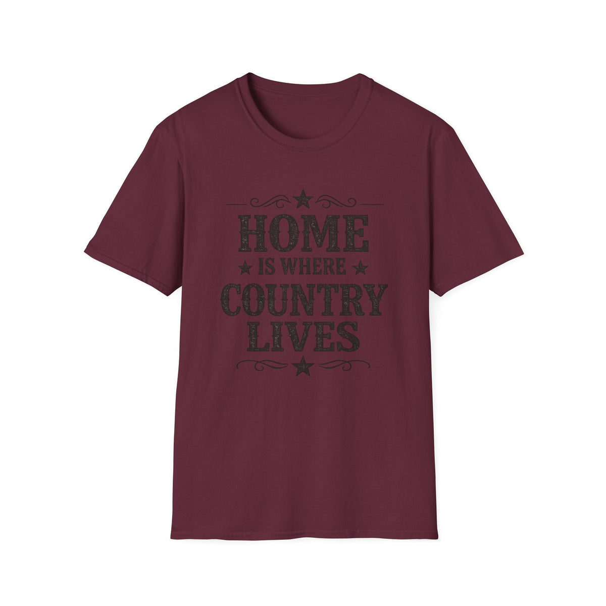 Home Is Where Country Lives T-Shirt – Country Style Tee - SJM Print Store