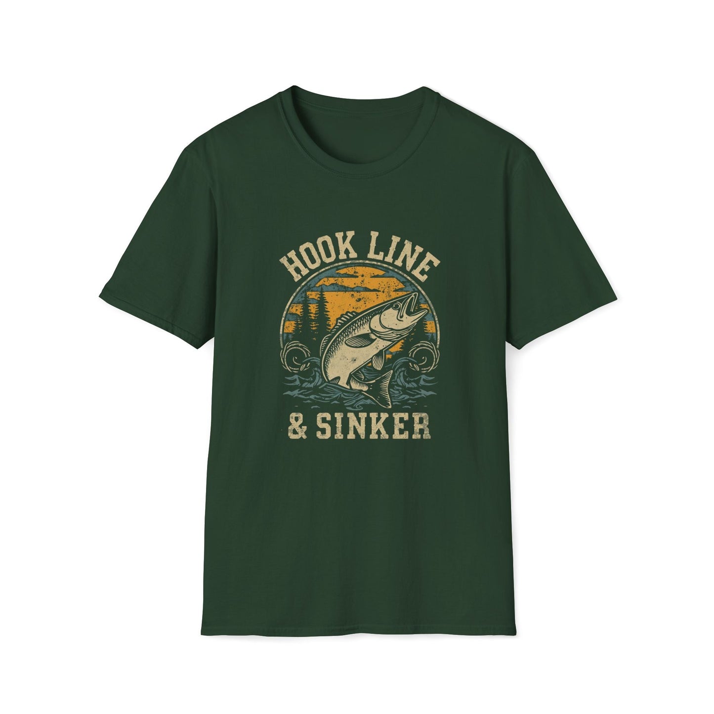 Hook Line & Sinker Fishing T-Shirt - SJM Print Store