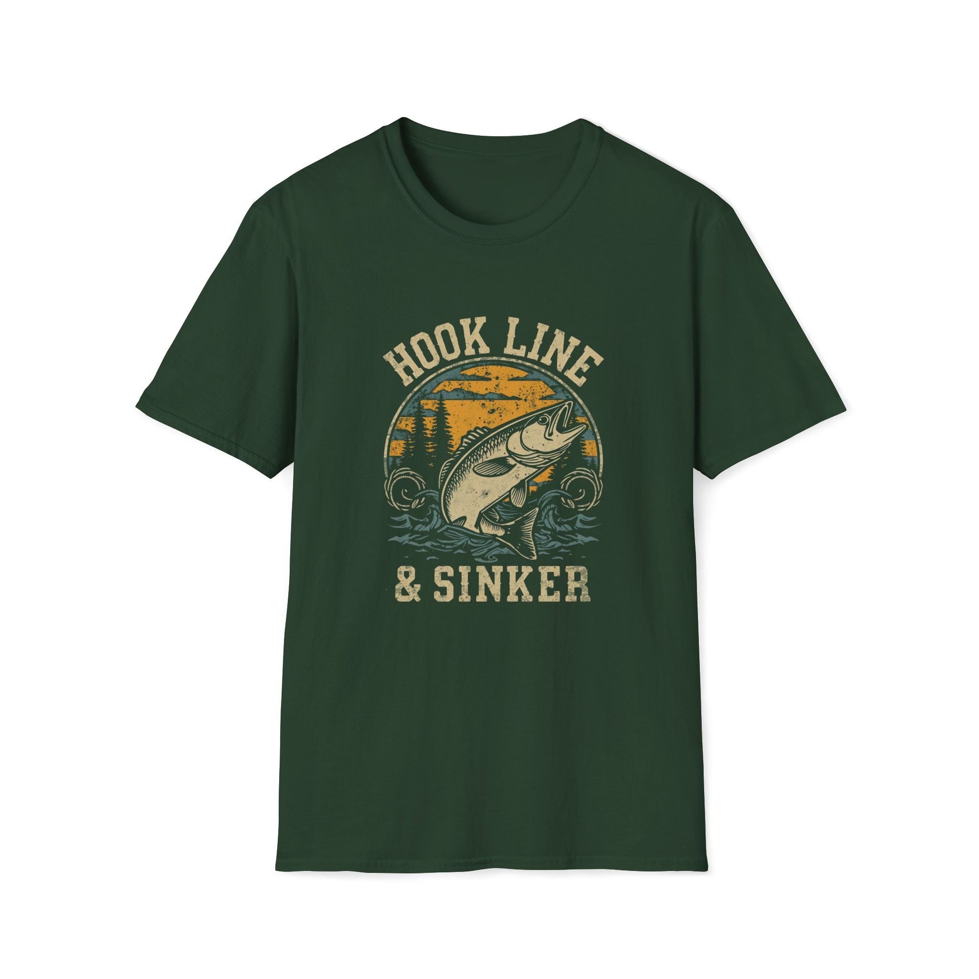 Hook Line & Sinker Fishing T-Shirt - SJM Print Store