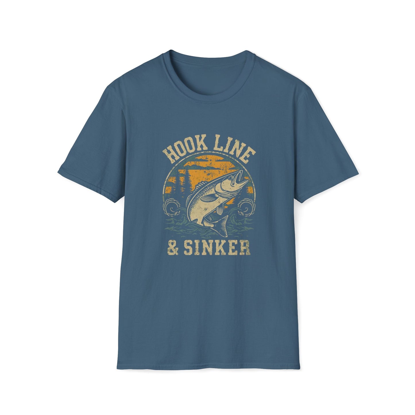 Hook Line & Sinker Fishing T-Shirt - SJM Print Store