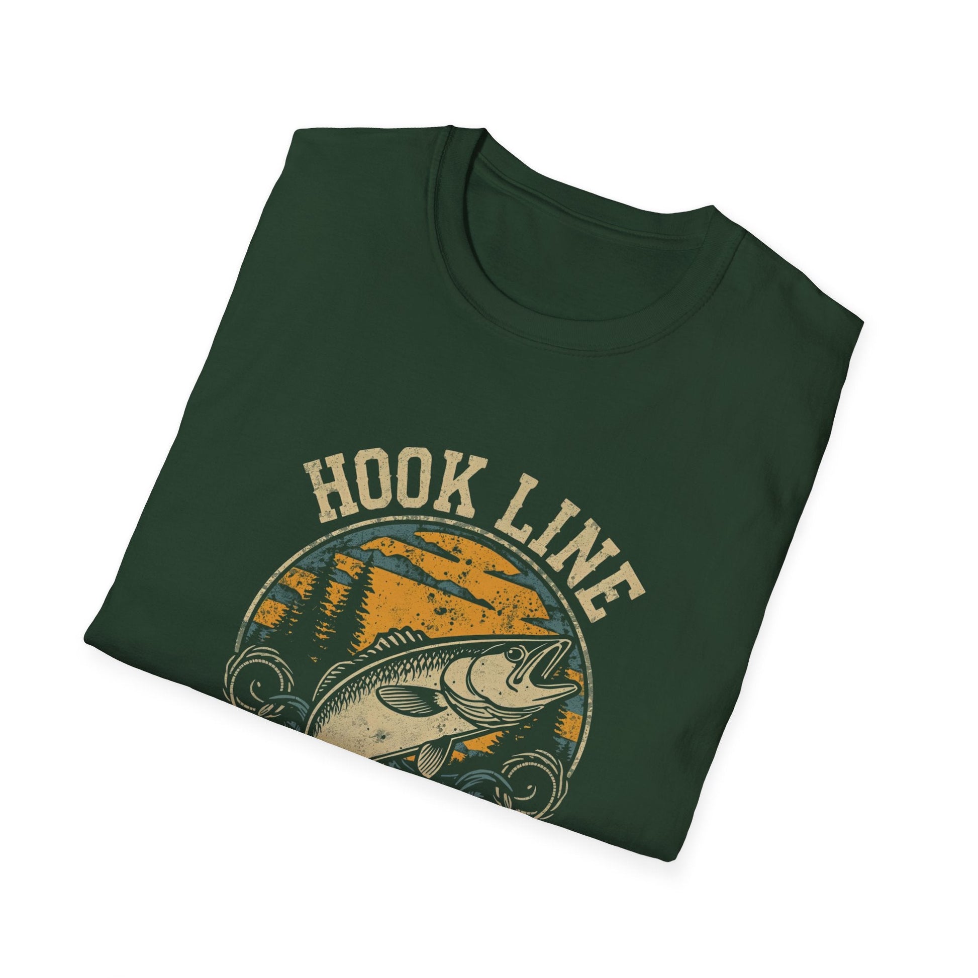 Hook Line & Sinker Fishing T-Shirt - SJM Print Store