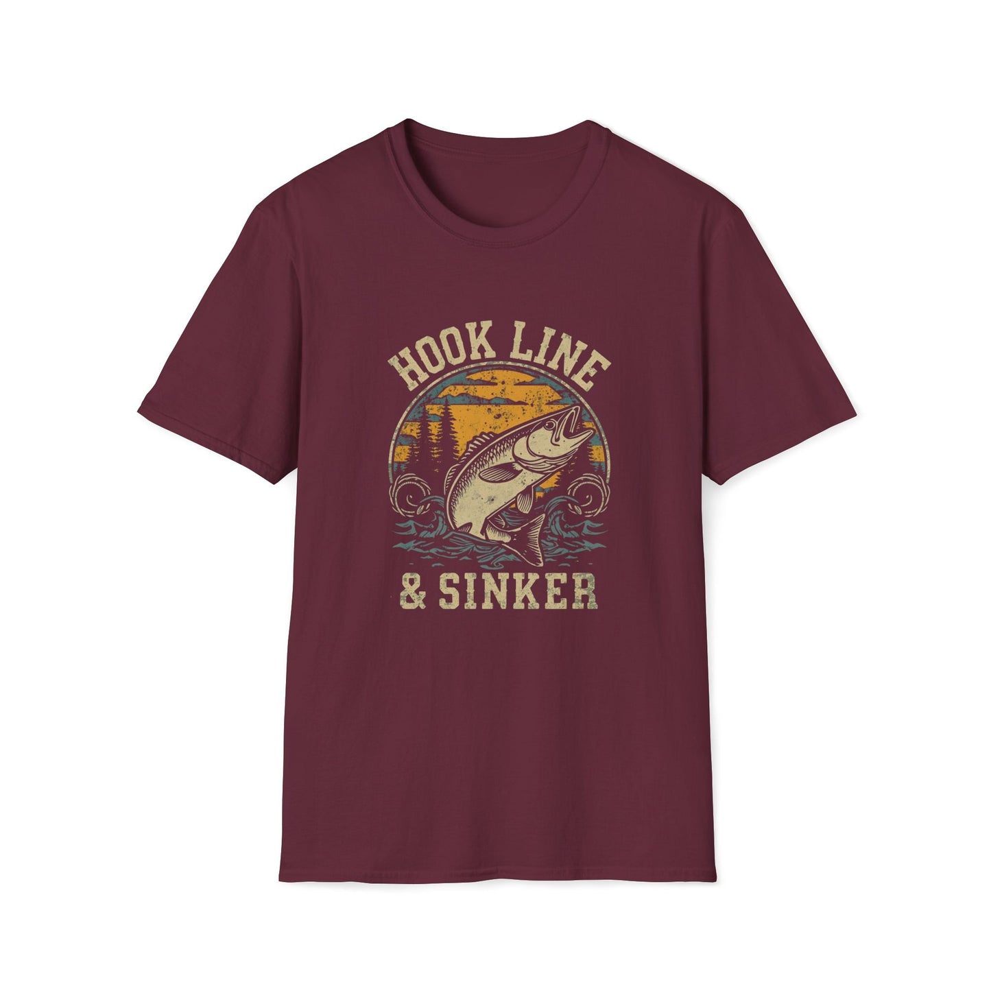 Hook Line & Sinker Fishing T-Shirt - SJM Print Store