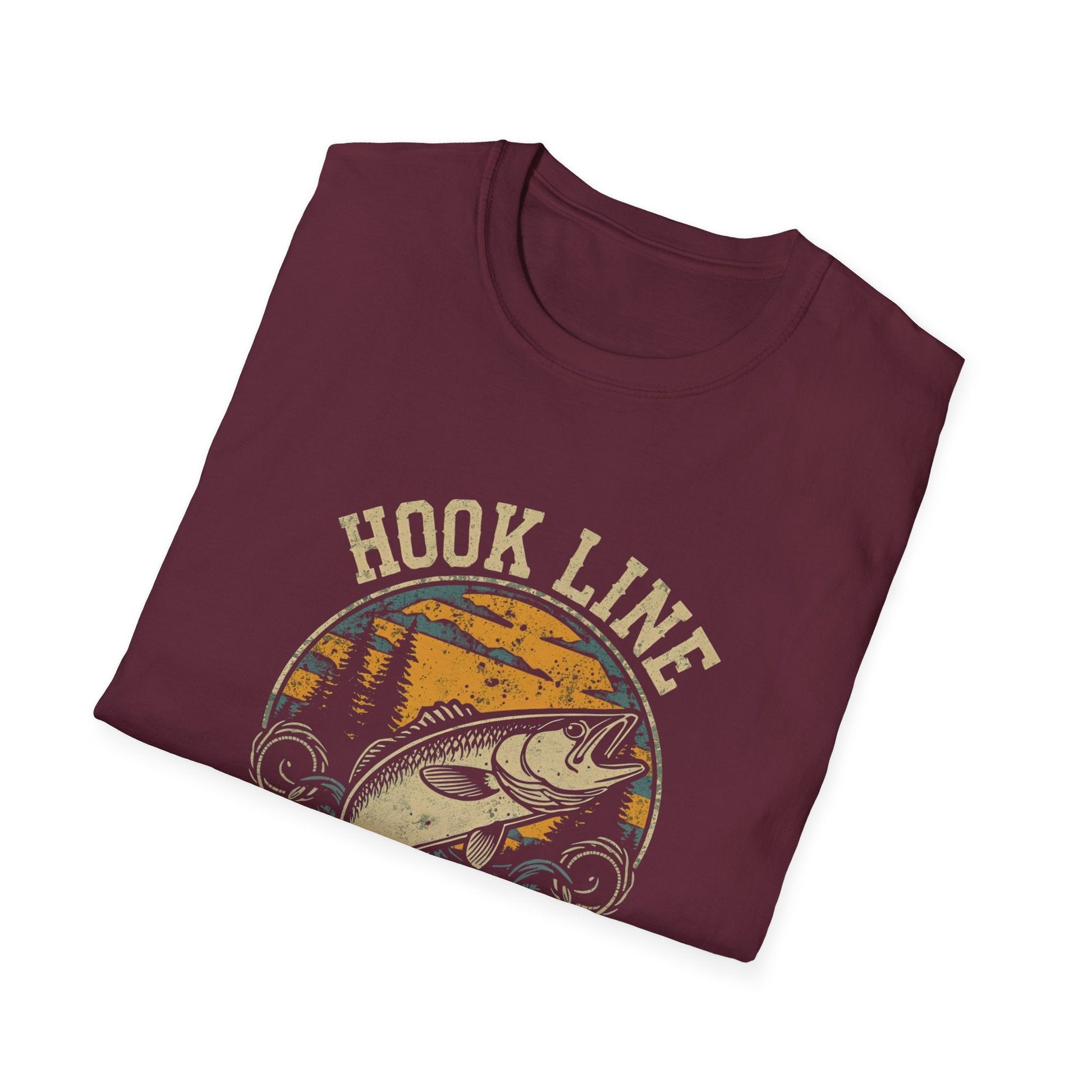 Hook Line & Sinker Fishing T-Shirt - SJM Print Store