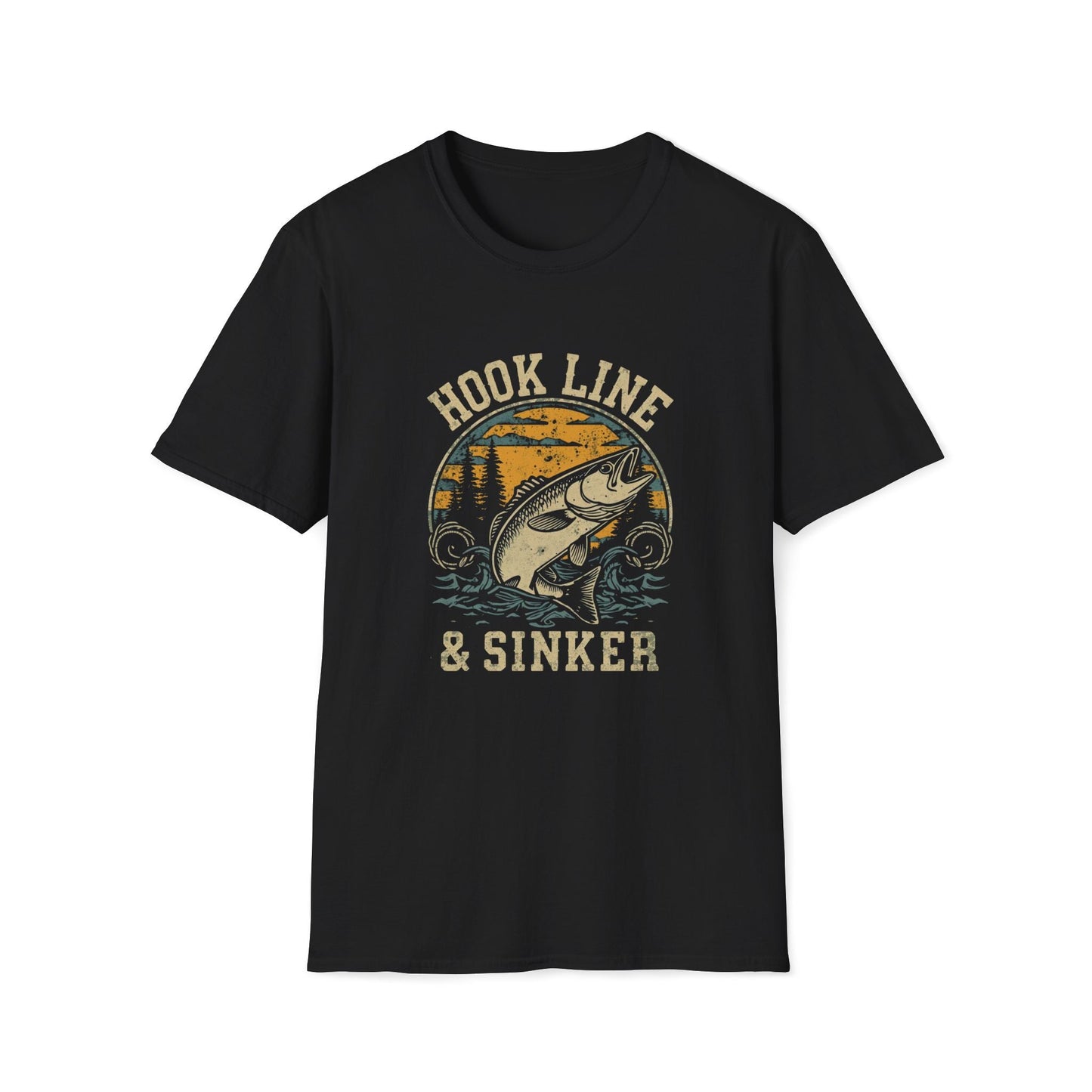 Hook Line & Sinker Fishing T-Shirt - SJM Print Store