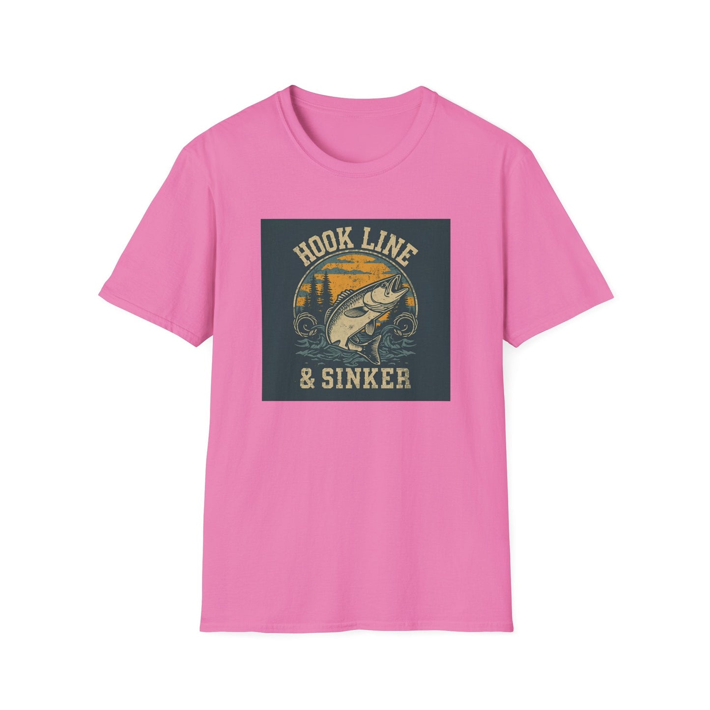 Hook Line & Sinker Fishing T-Shirt for Outdoors Enthusiasts - SJM Print Store