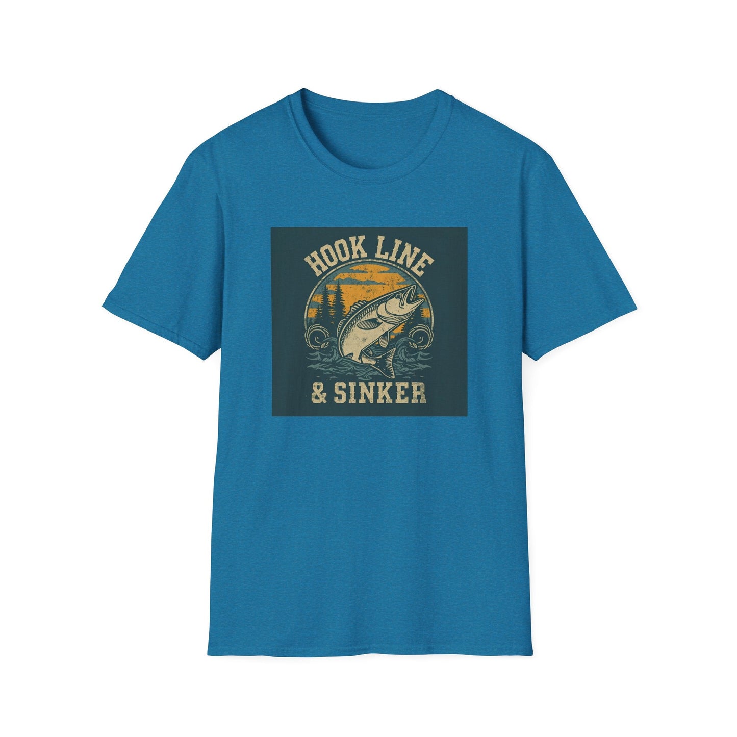 Hook Line & Sinker Fishing T-Shirt for Outdoors Enthusiasts - SJM Print Store