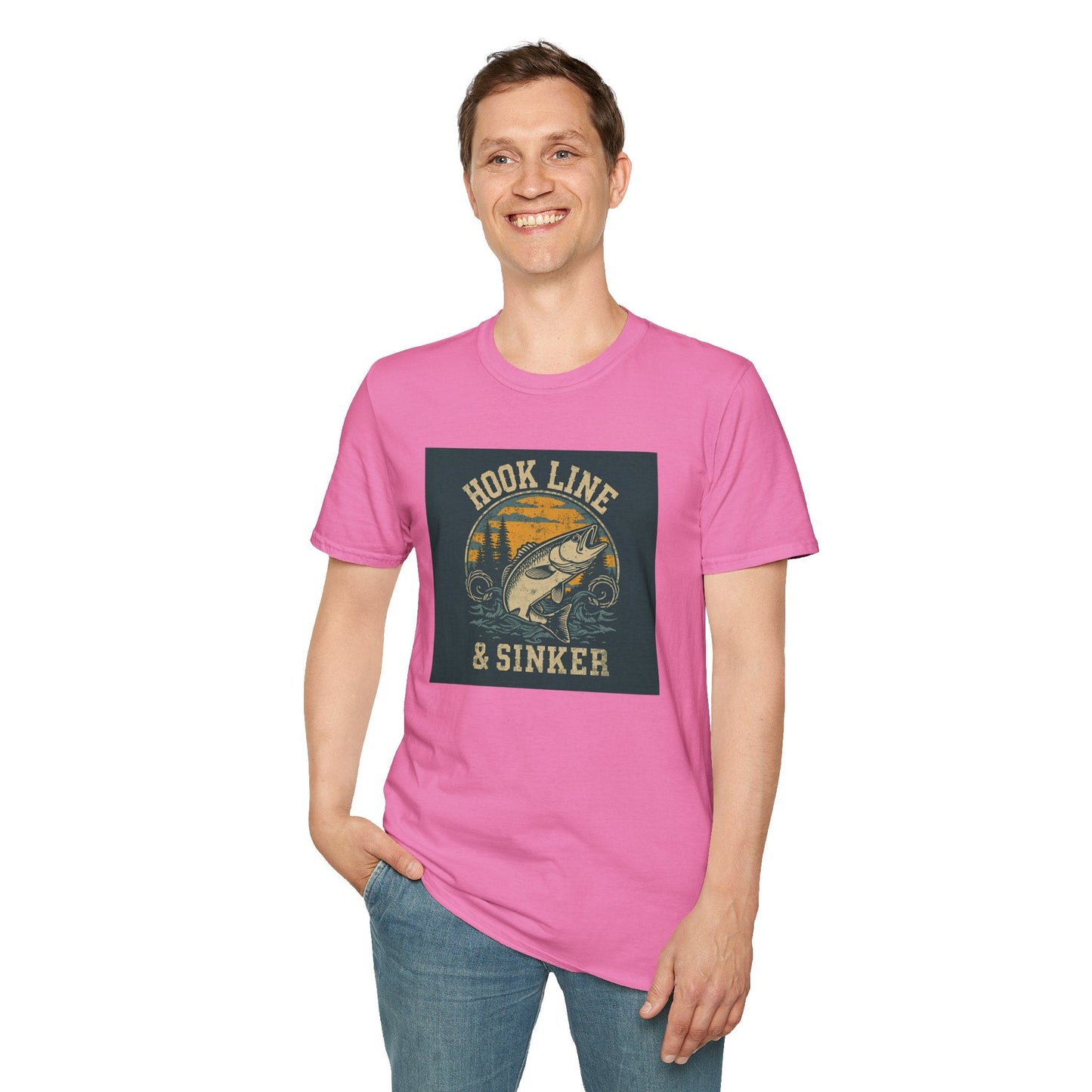 Hook Line & Sinker Fishing T-Shirt for Outdoors Enthusiasts - SJM Print Store
