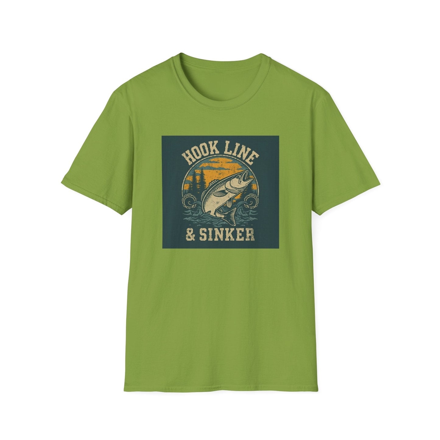 Hook Line & Sinker Fishing T-Shirt for Outdoors Enthusiasts - SJM Print Store