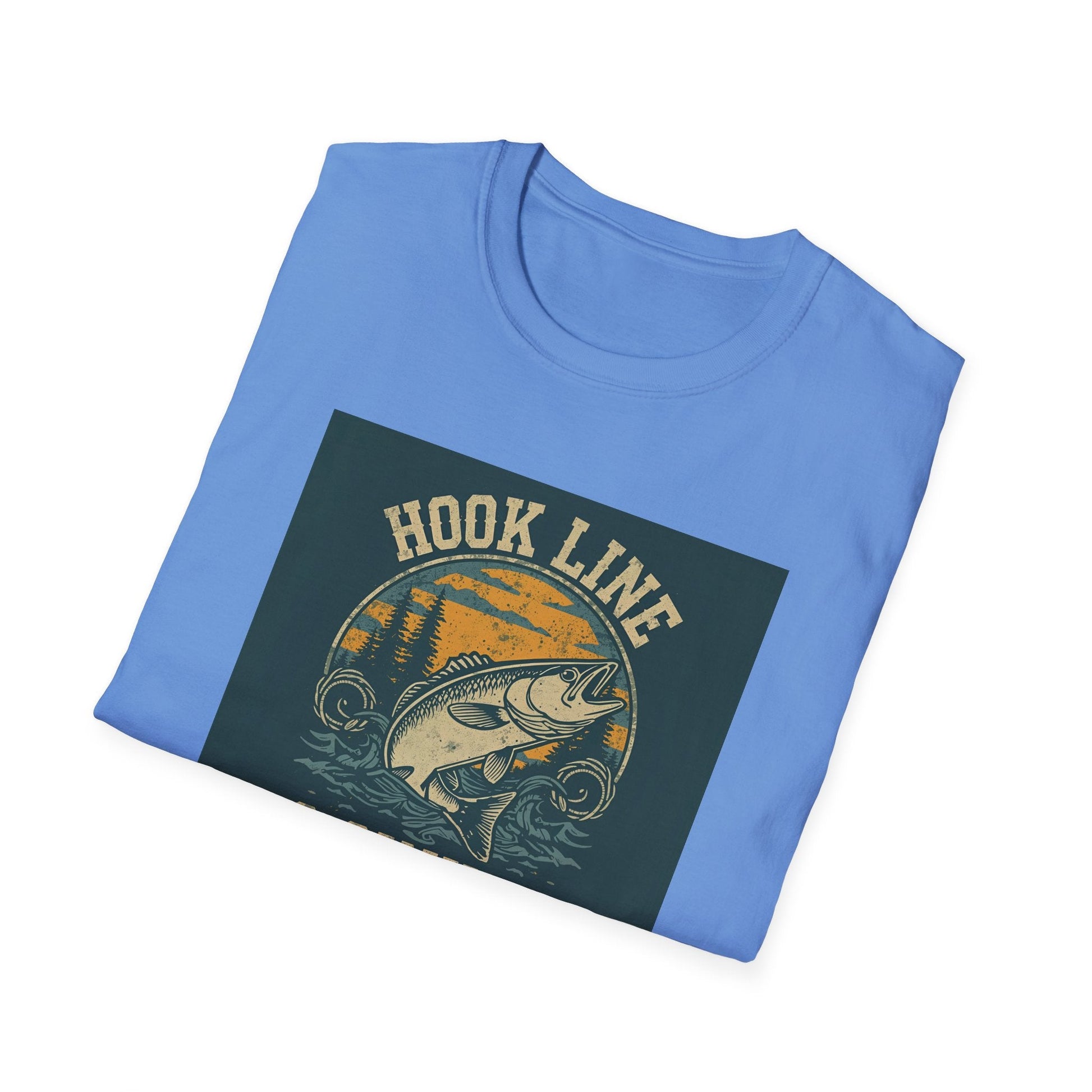 Hook Line & Sinker Fishing T-Shirt for Outdoors Enthusiasts - SJM Print Store