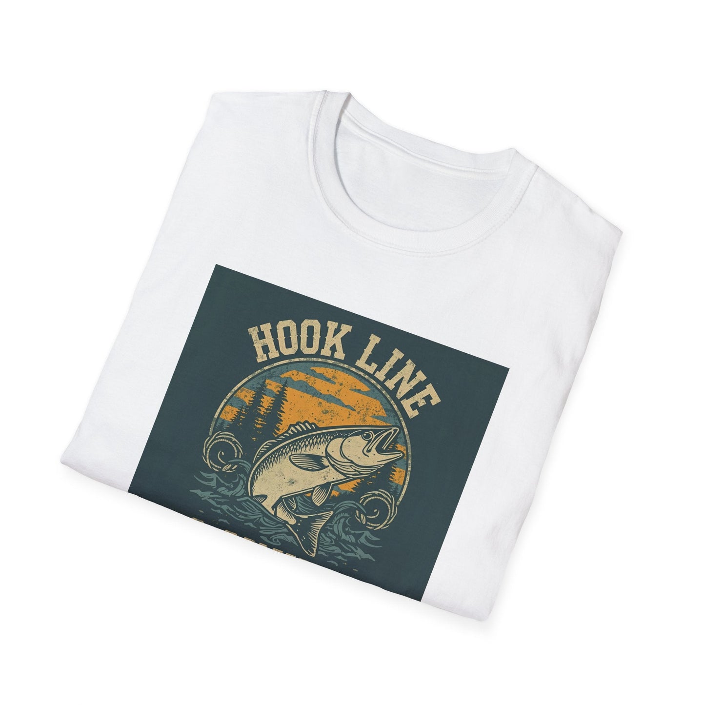 Hook Line & Sinker Fishing T-Shirt for Outdoors Enthusiasts - SJM Print Store