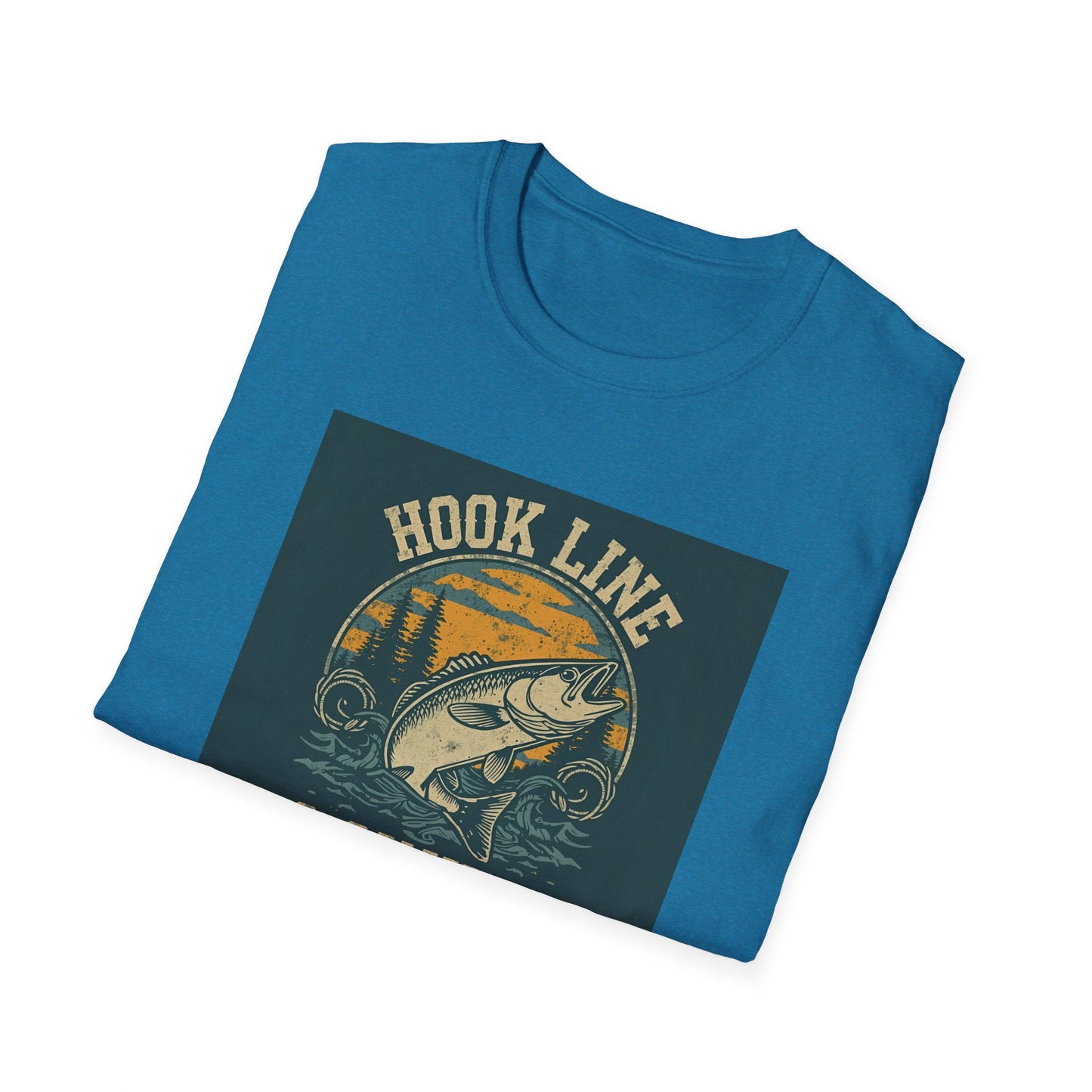 Hook Line & Sinker Fishing T-Shirt for Outdoors Enthusiasts - SJM Print Store
