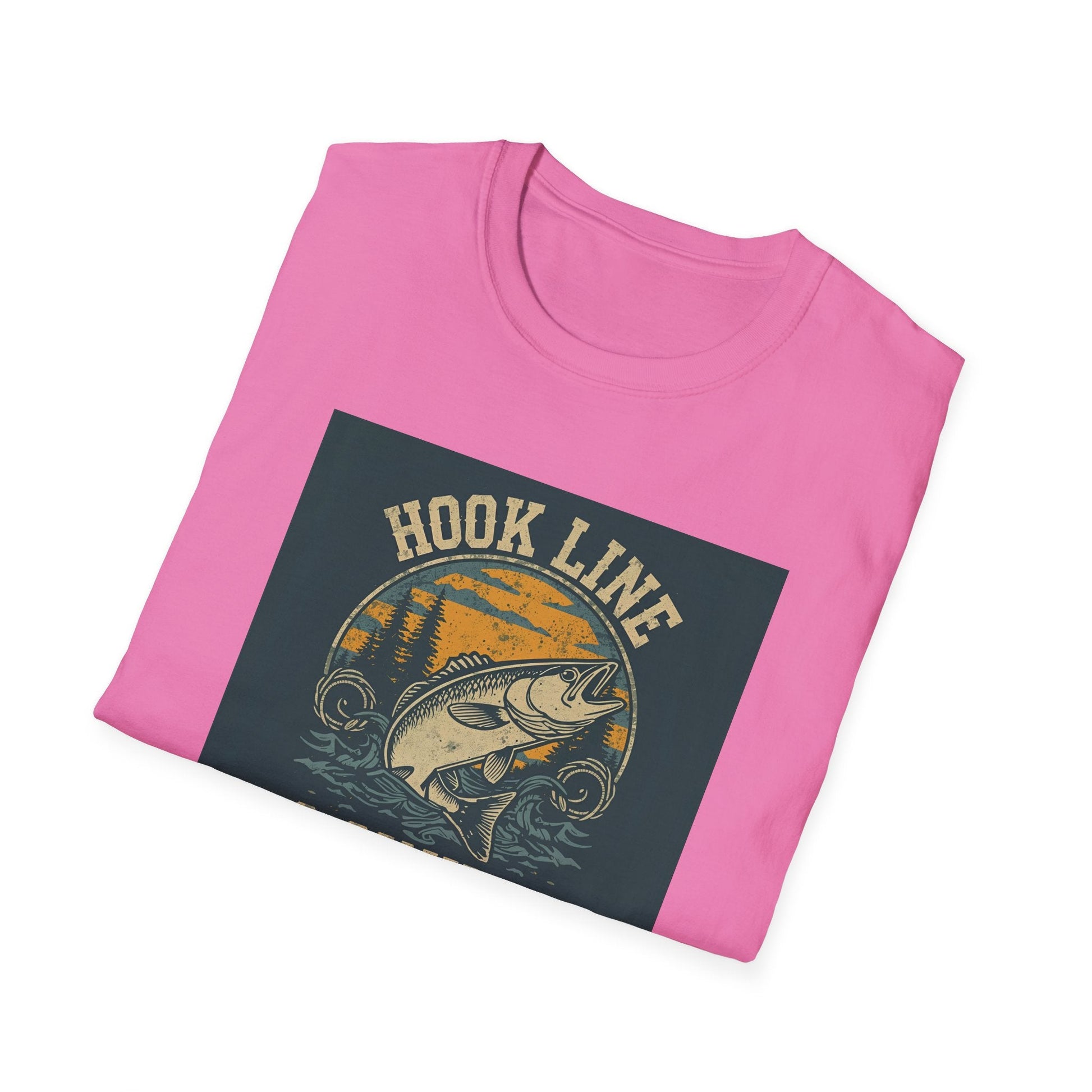 Hook Line & Sinker Fishing T-Shirt for Outdoors Enthusiasts - SJM Print Store