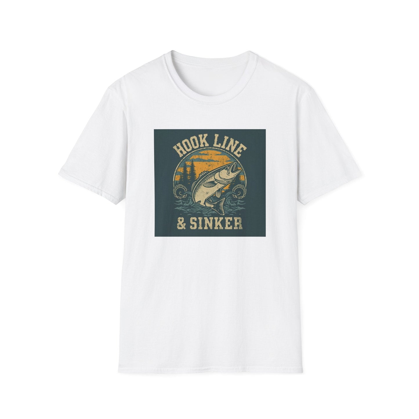 Hook Line & Sinker Fishing T-Shirt for Outdoors Enthusiasts - SJM Print Store