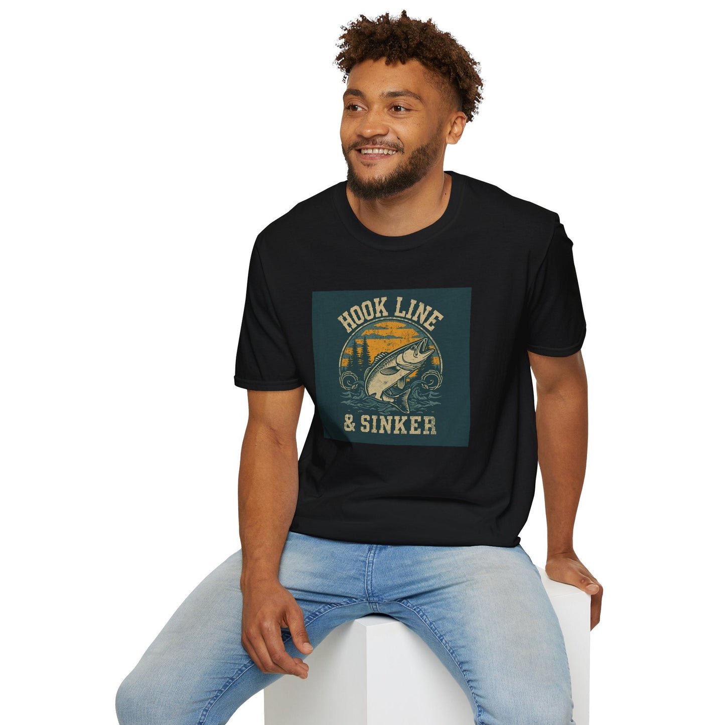 Hook Line & Sinker Fishing T-Shirt for Outdoors Enthusiasts - SJM Print Store