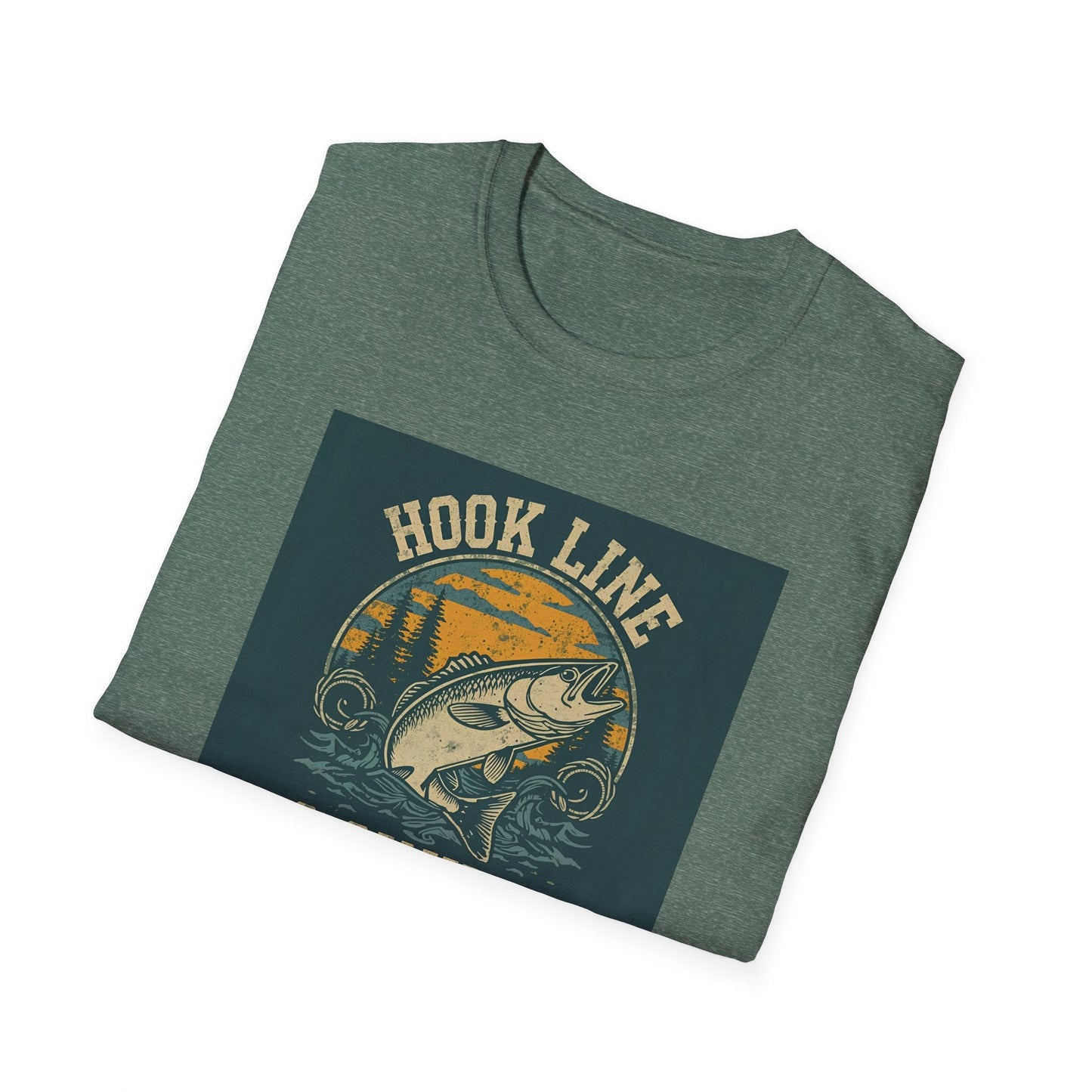 Hook Line & Sinker Fishing T-Shirt for Outdoors Enthusiasts - SJM Print Store