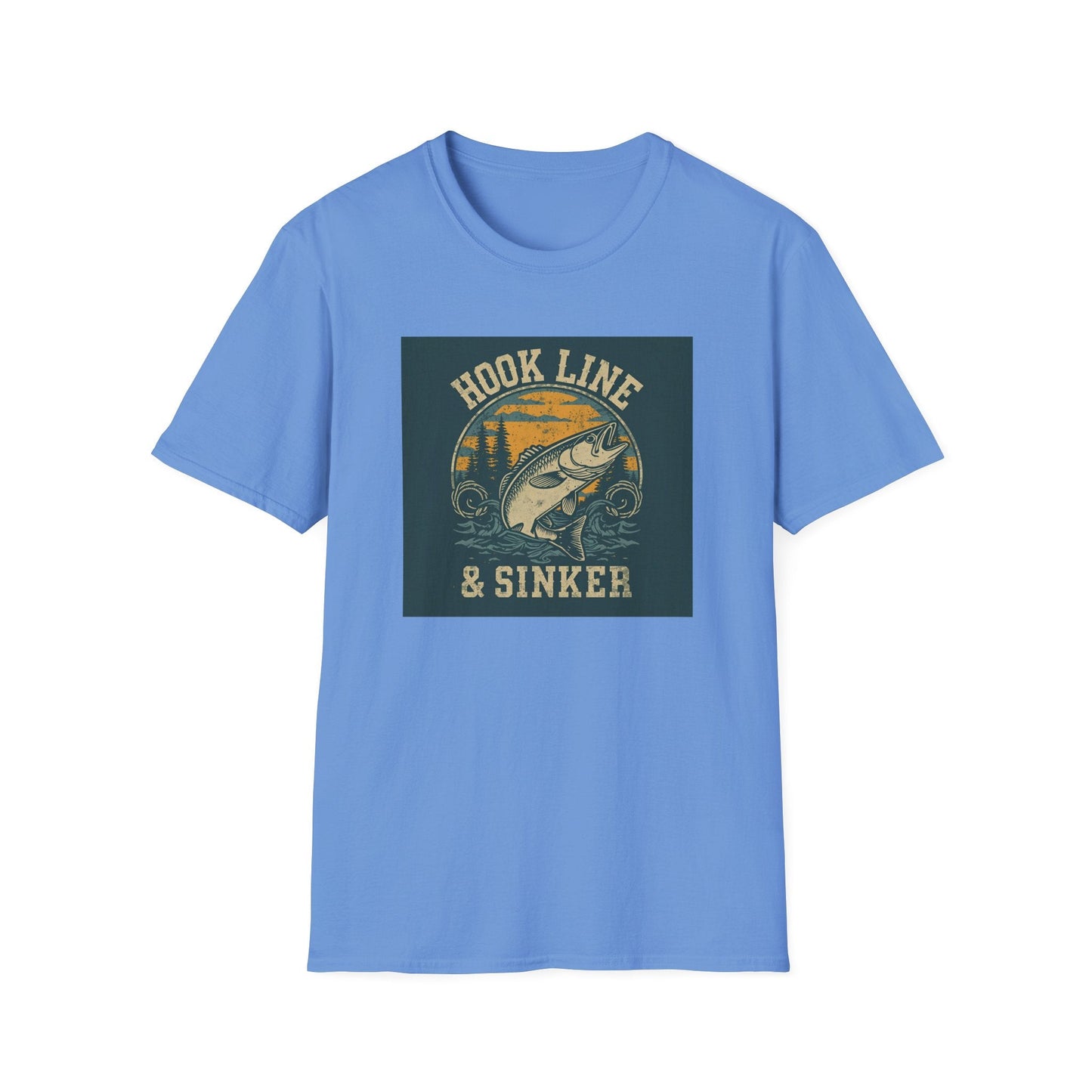 Hook Line & Sinker Fishing T-Shirt for Outdoors Enthusiasts - SJM Print Store