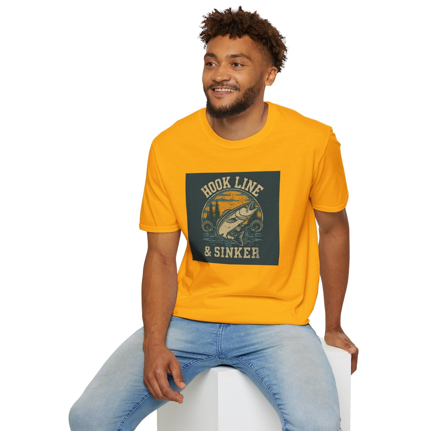 Hook Line & Sinker Fishing T-Shirt for Outdoors Enthusiasts - SJM Print Store